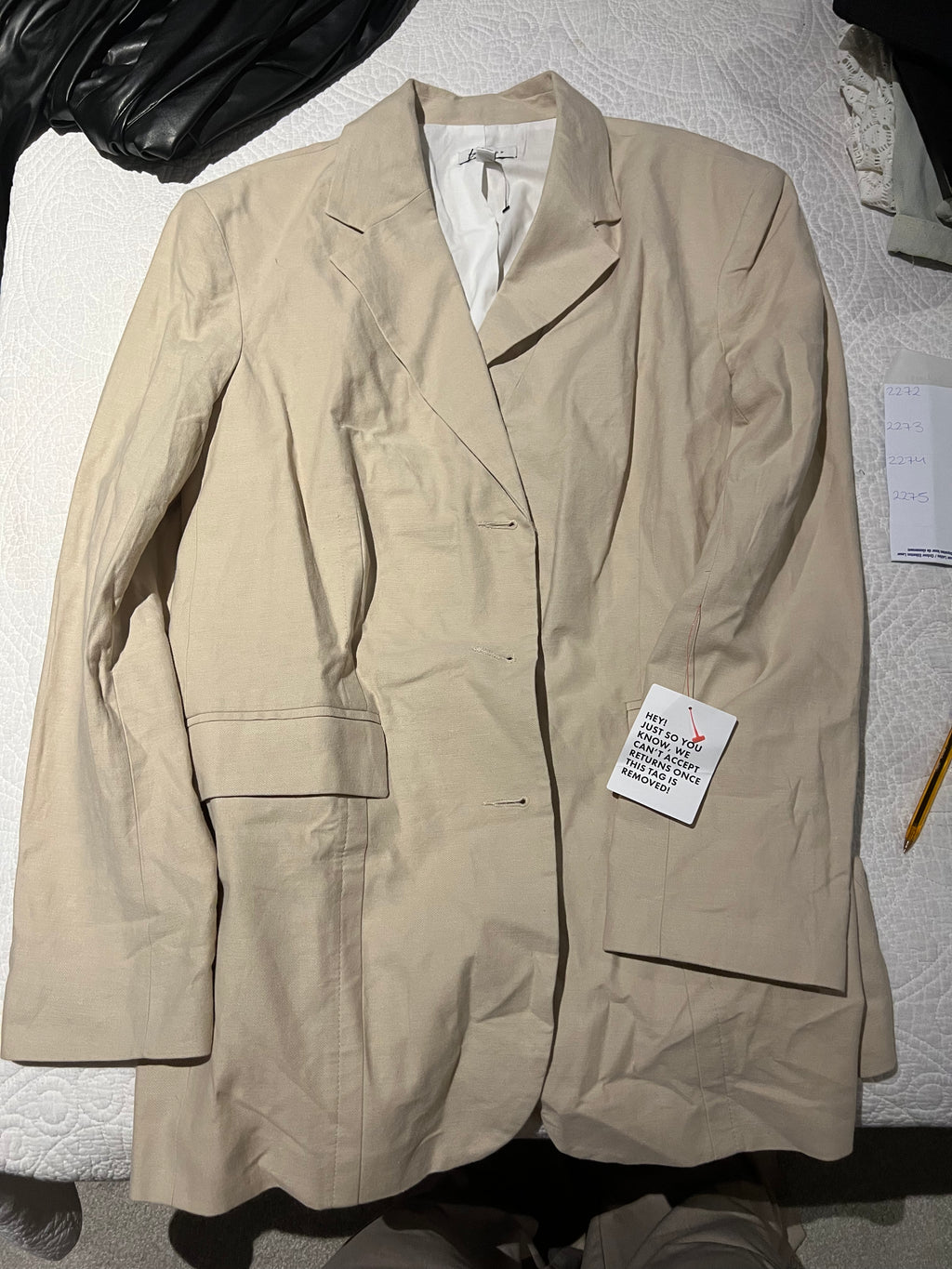 Beige blazer (Tall)