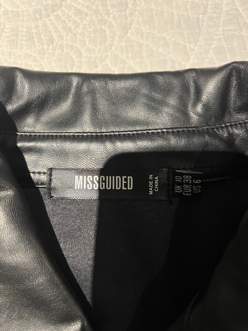 Leather jacket