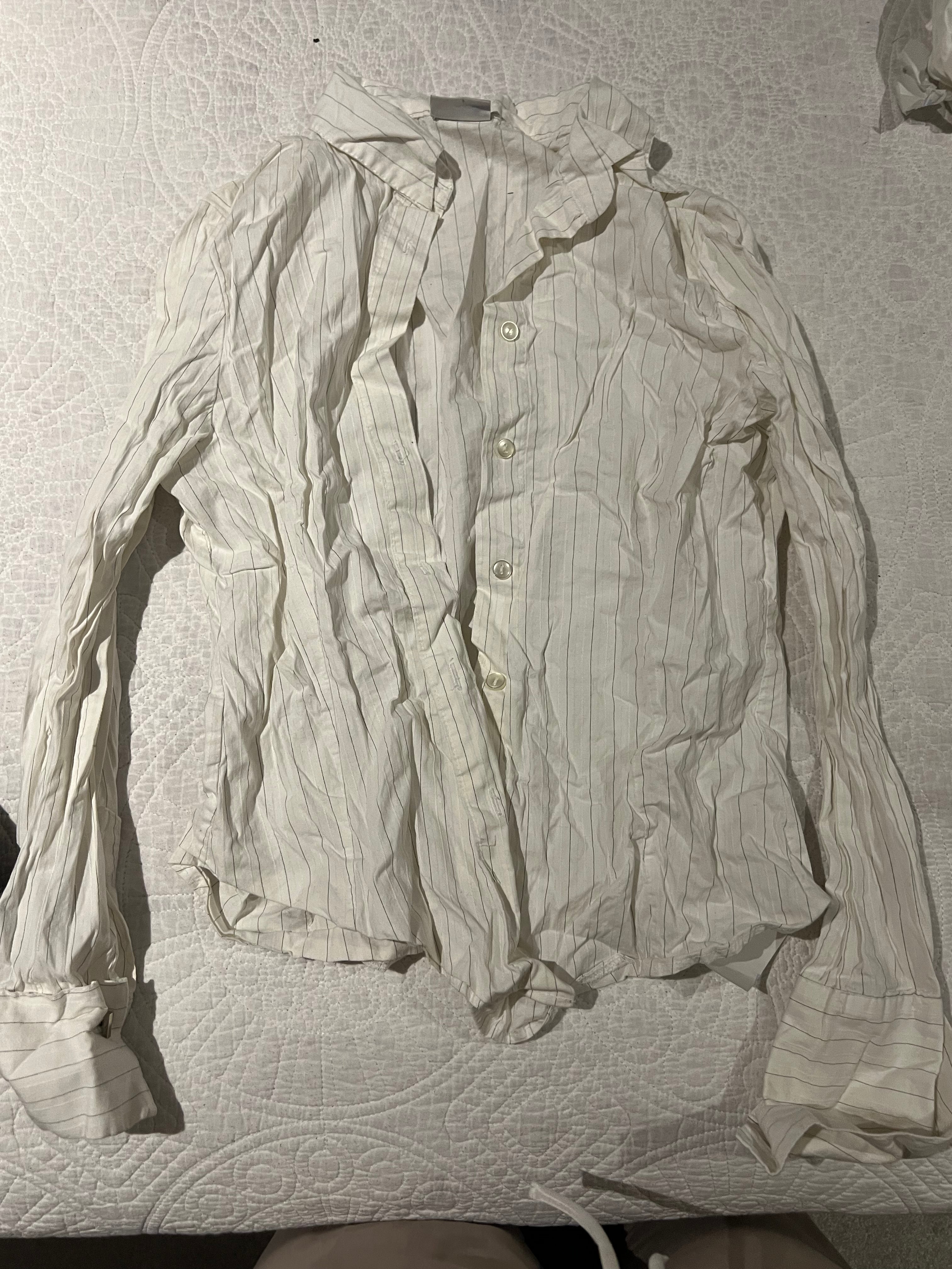 White stripped shirt