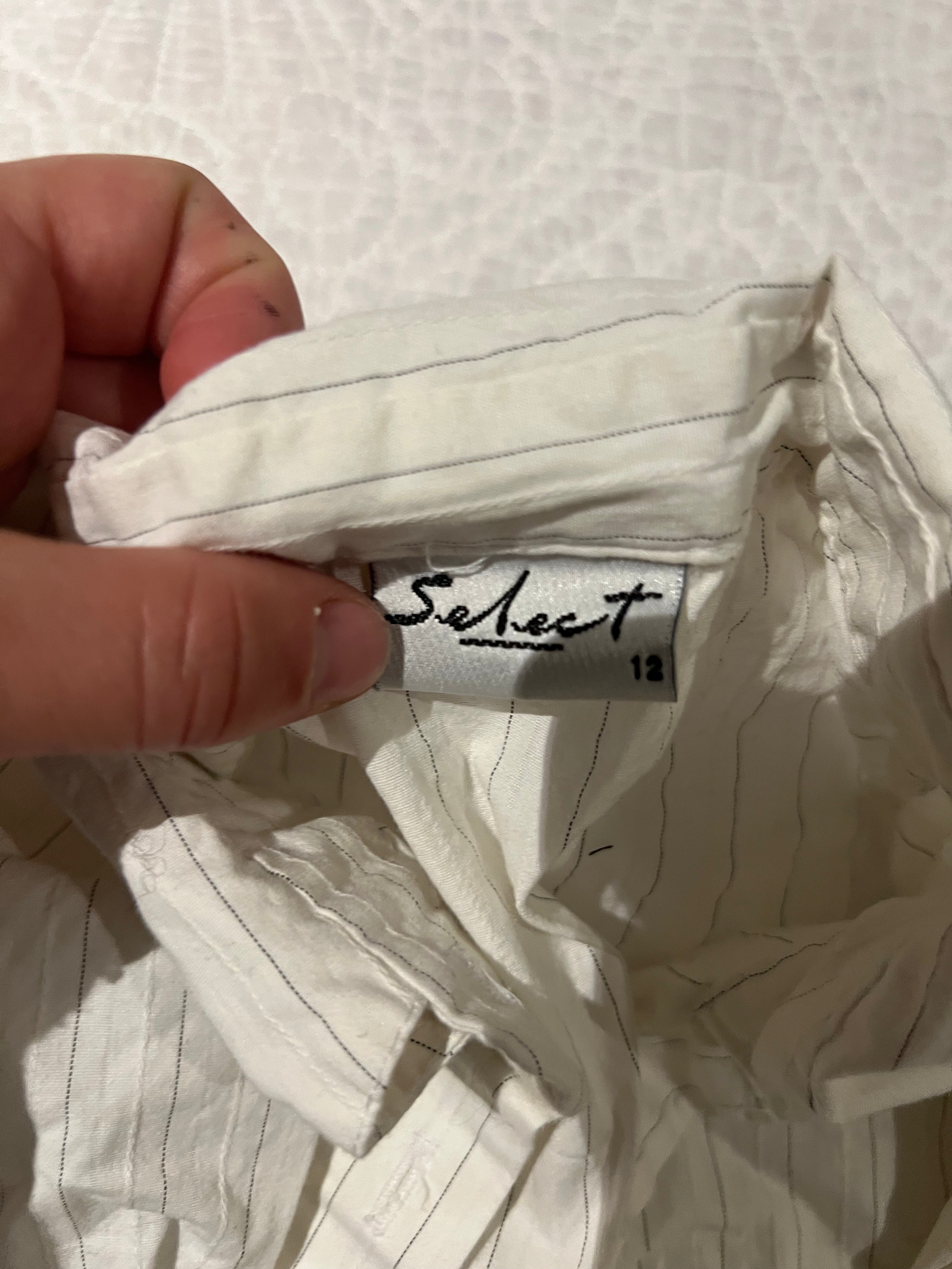 White stripped shirt