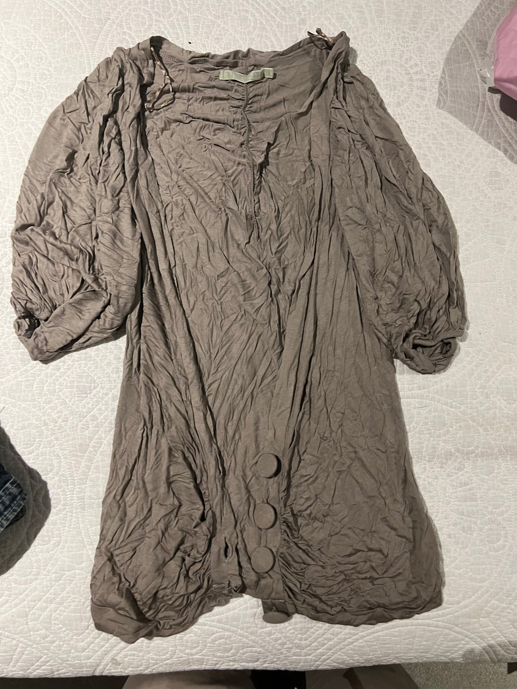 Brown top dress
