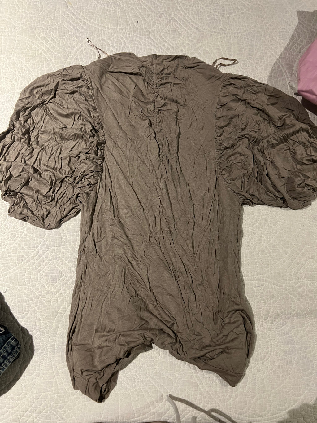 Brown top dress