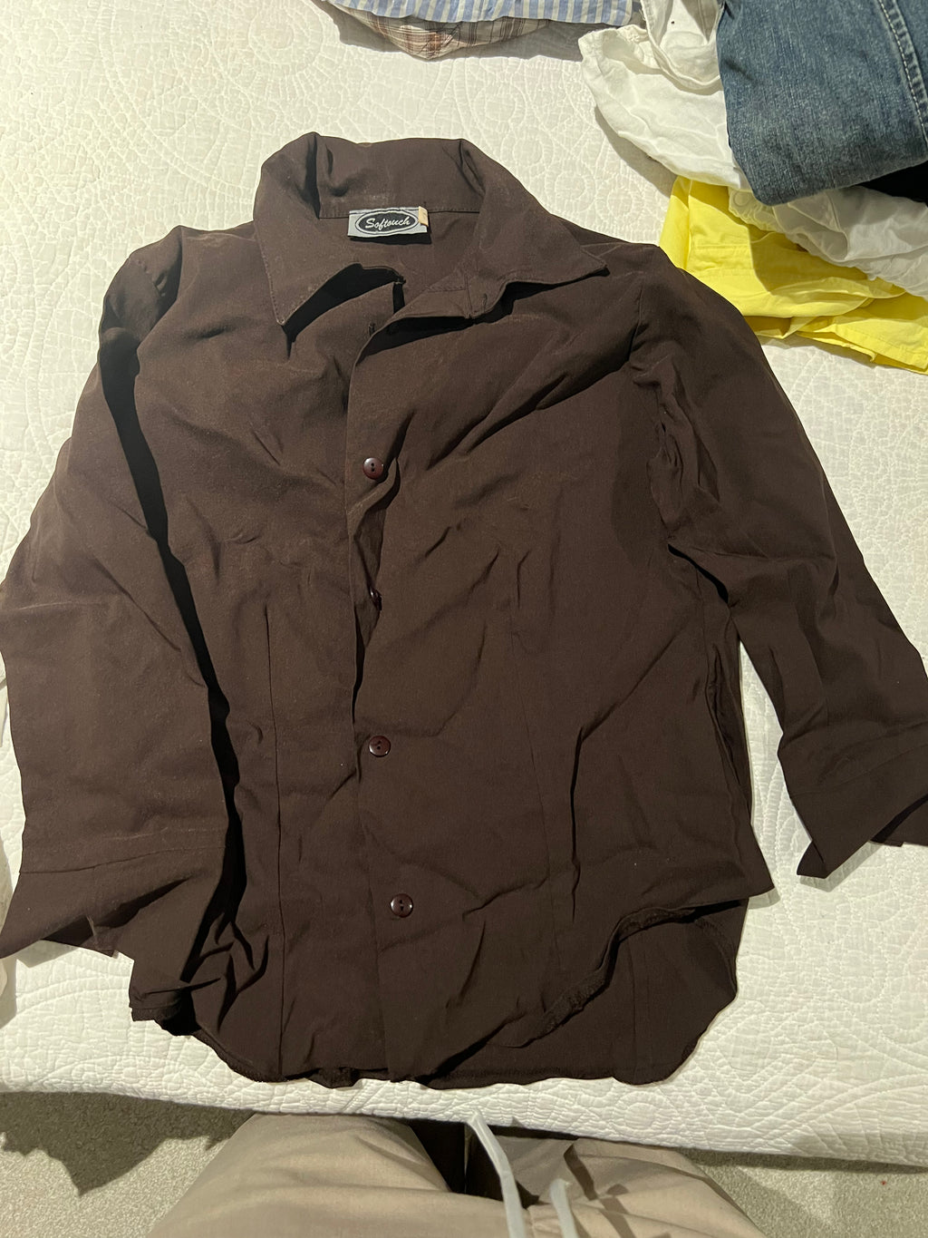 Brown shirt