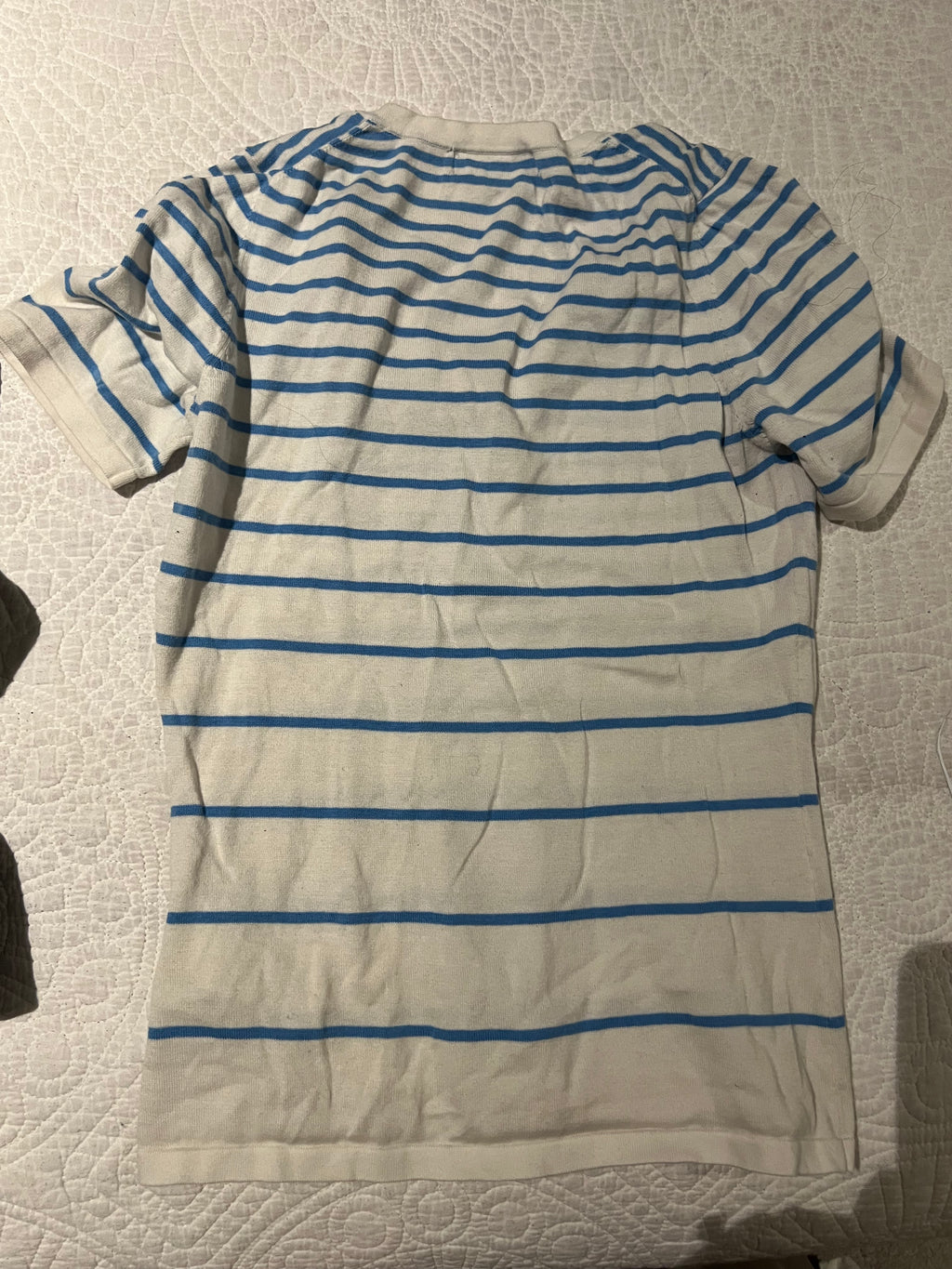White/blue Lyle and Scott top