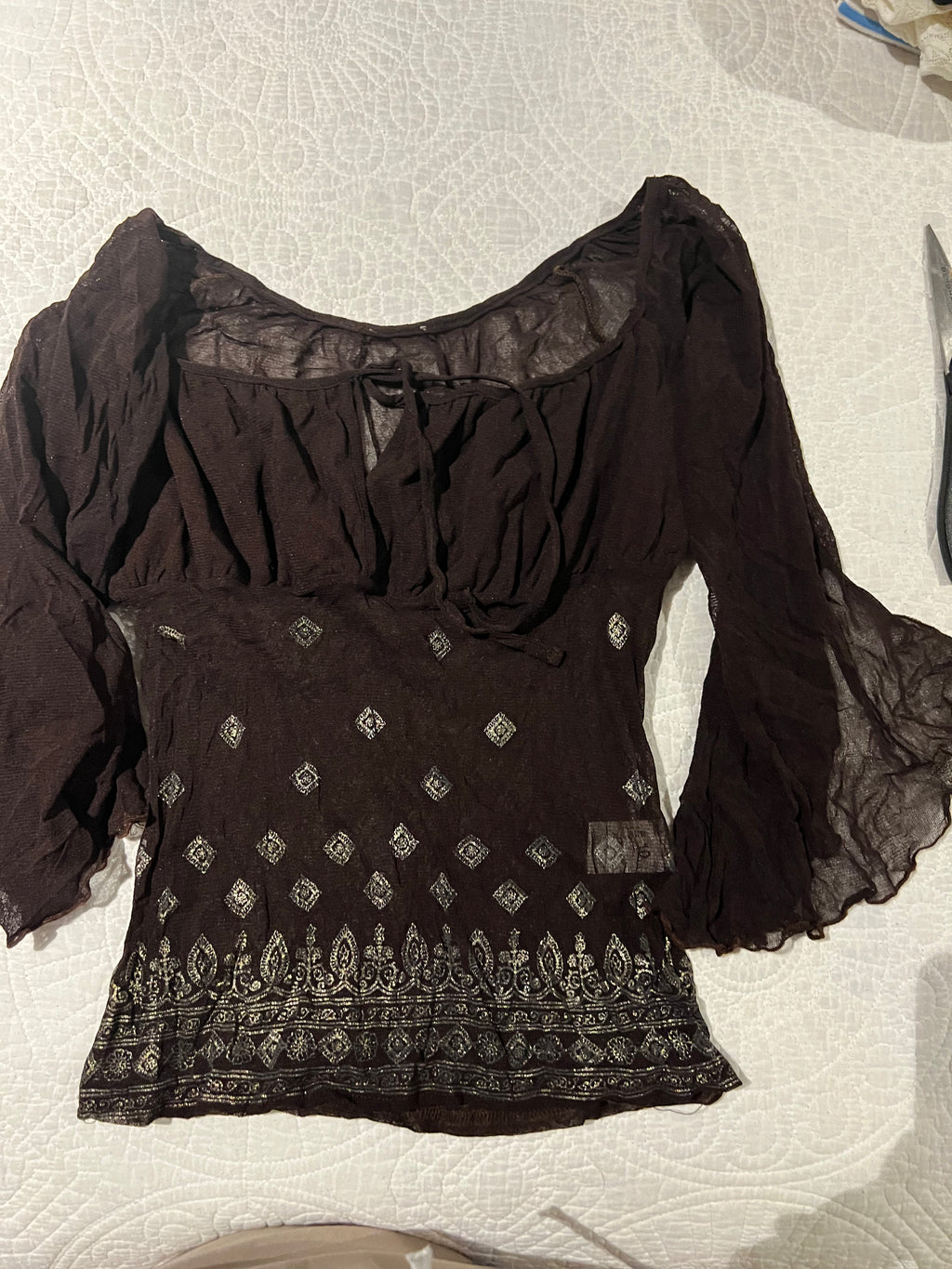 Brown top