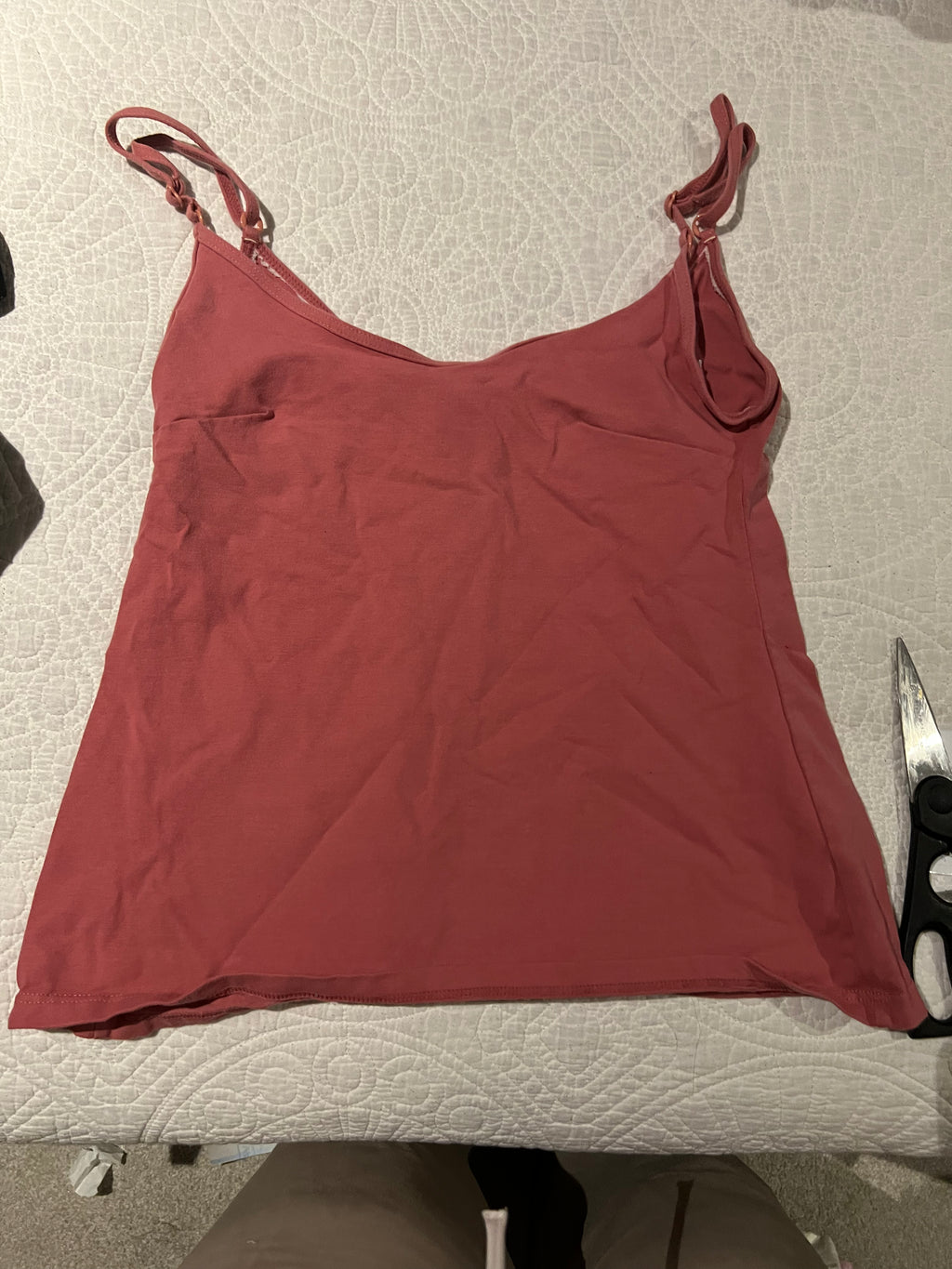 Red vest top