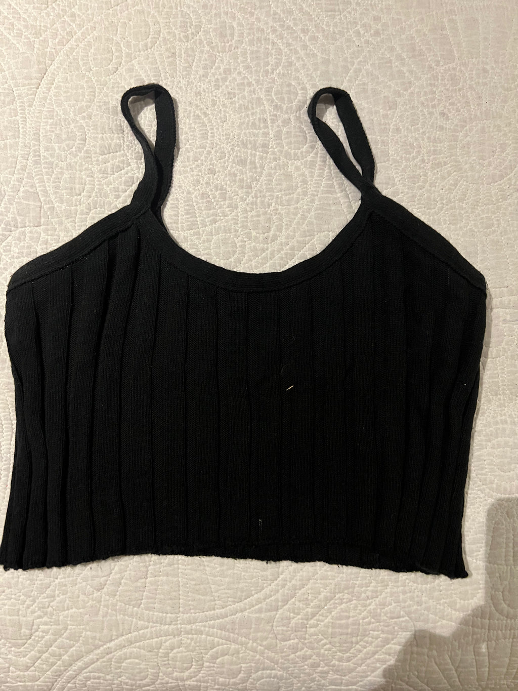 Black crop top