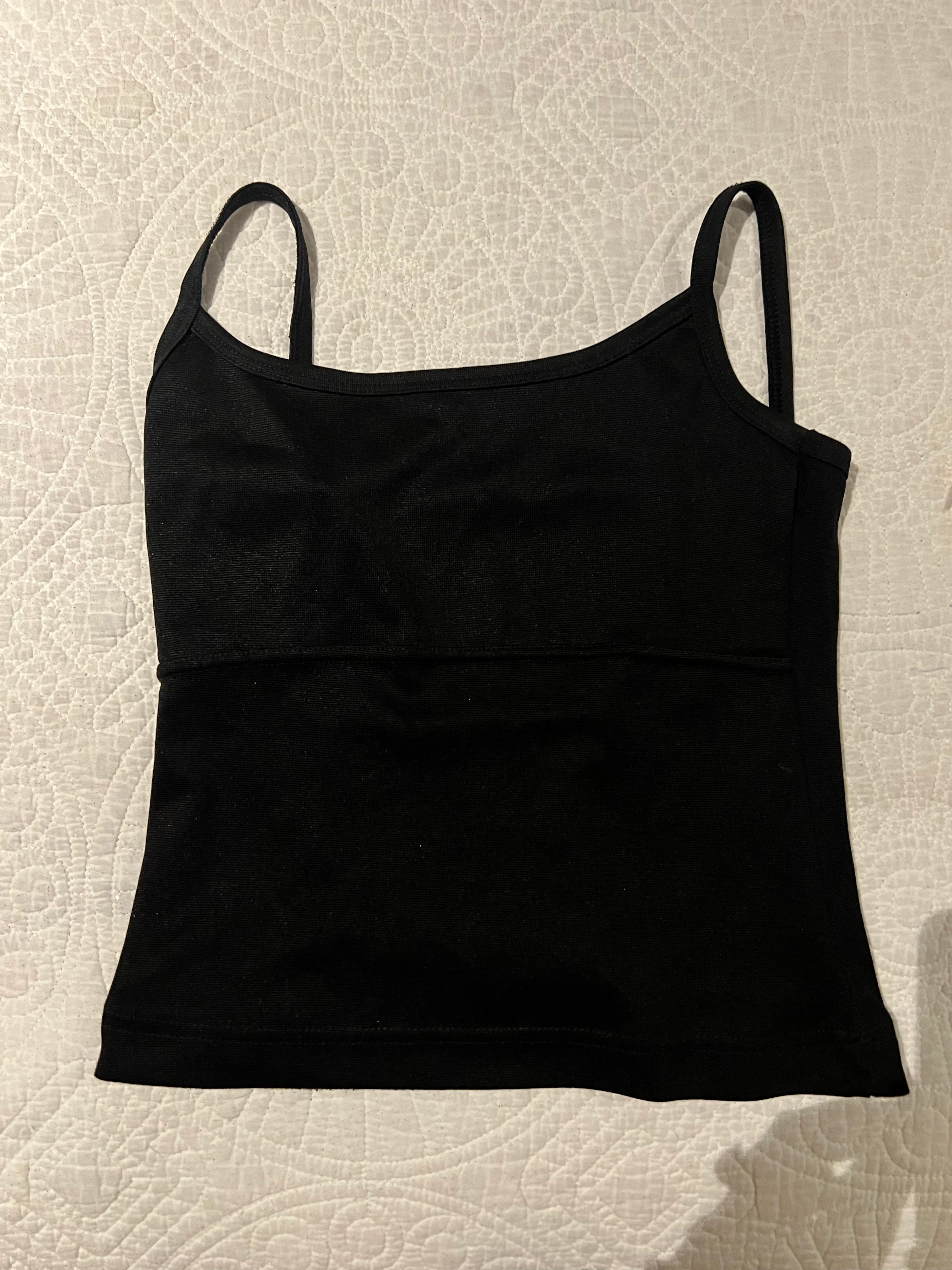 Black vest top