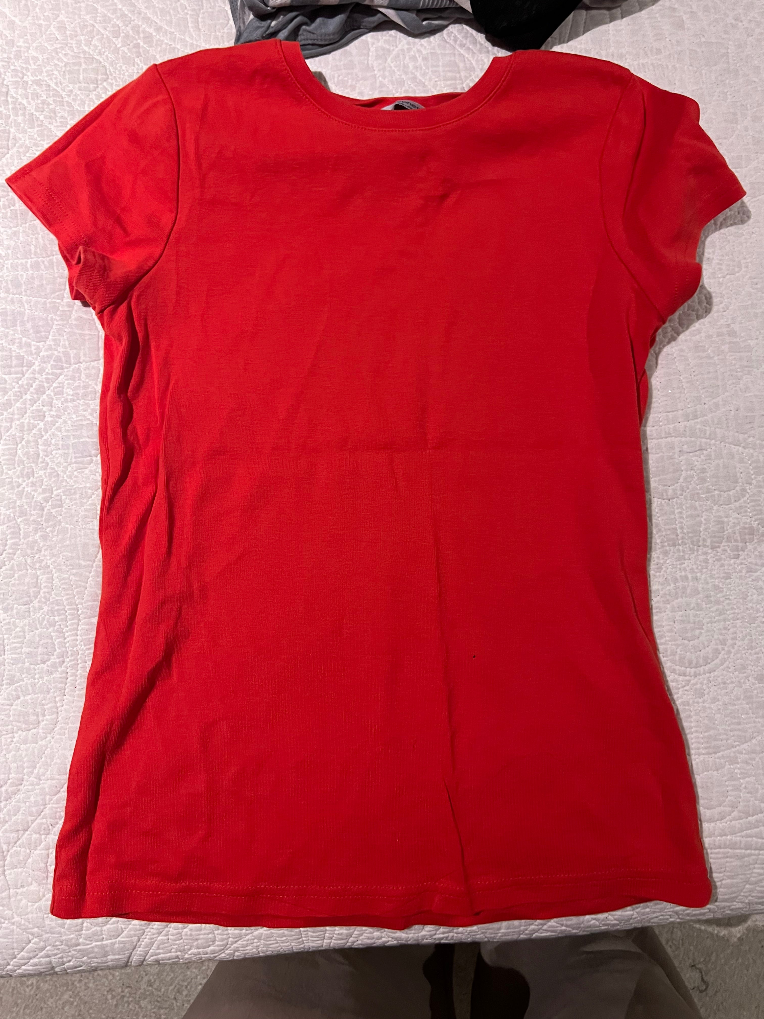 Red short sleeve top