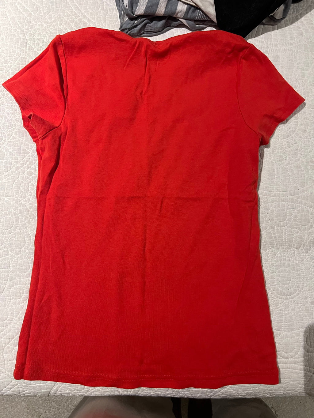 Red short sleeve top