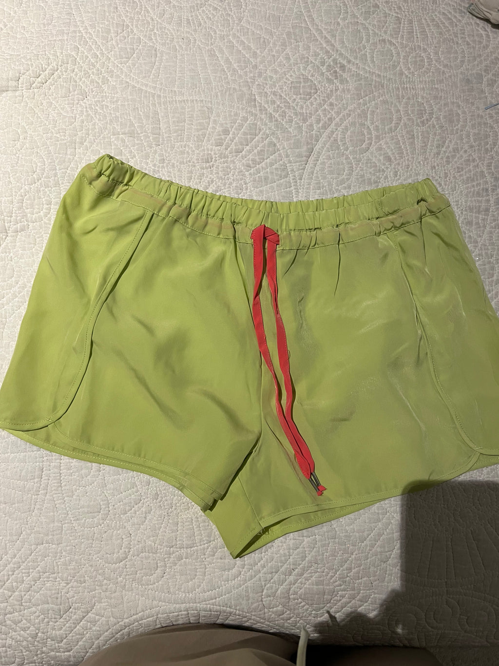 Green shorts