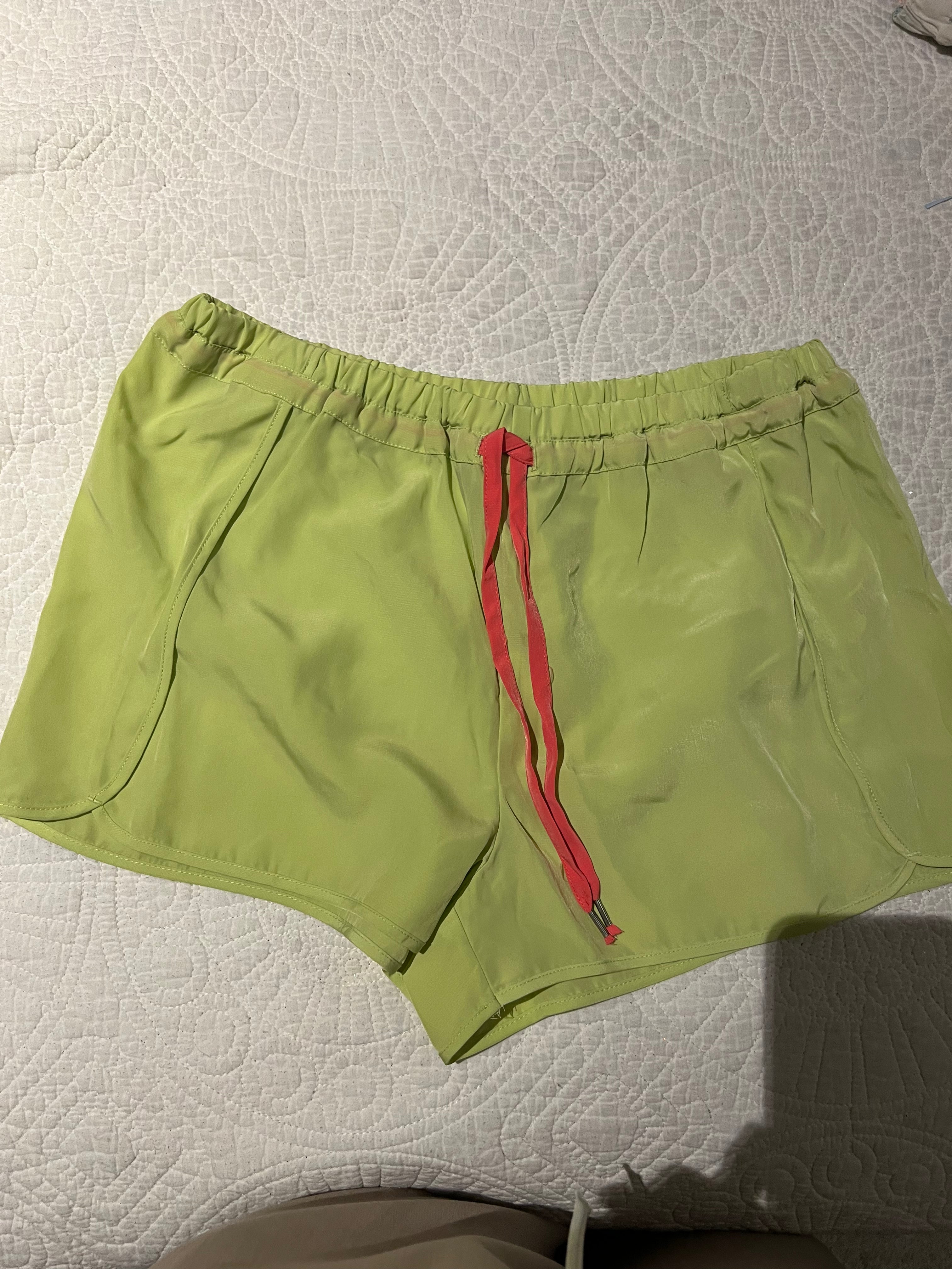 Green shorts