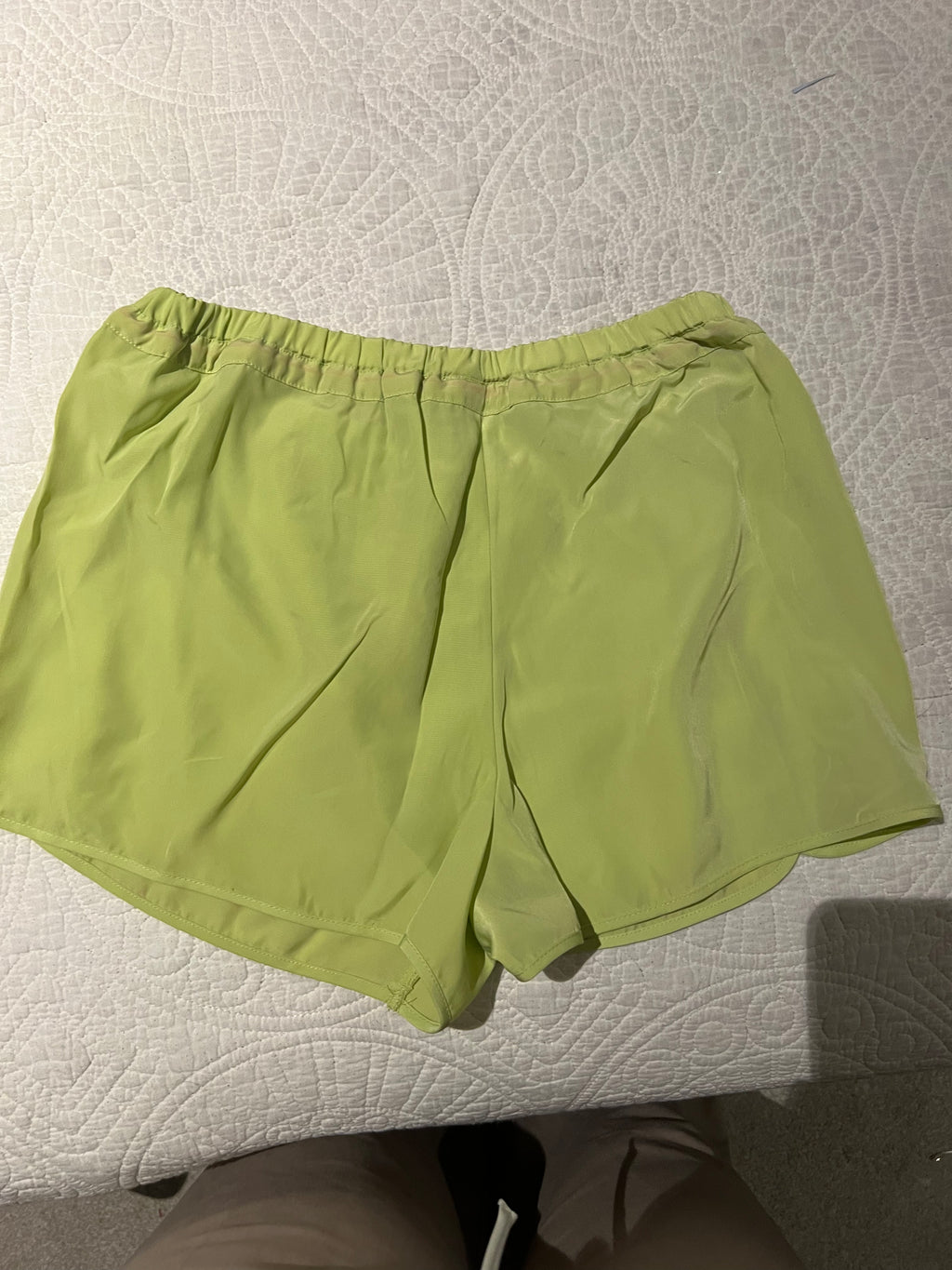 Green shorts