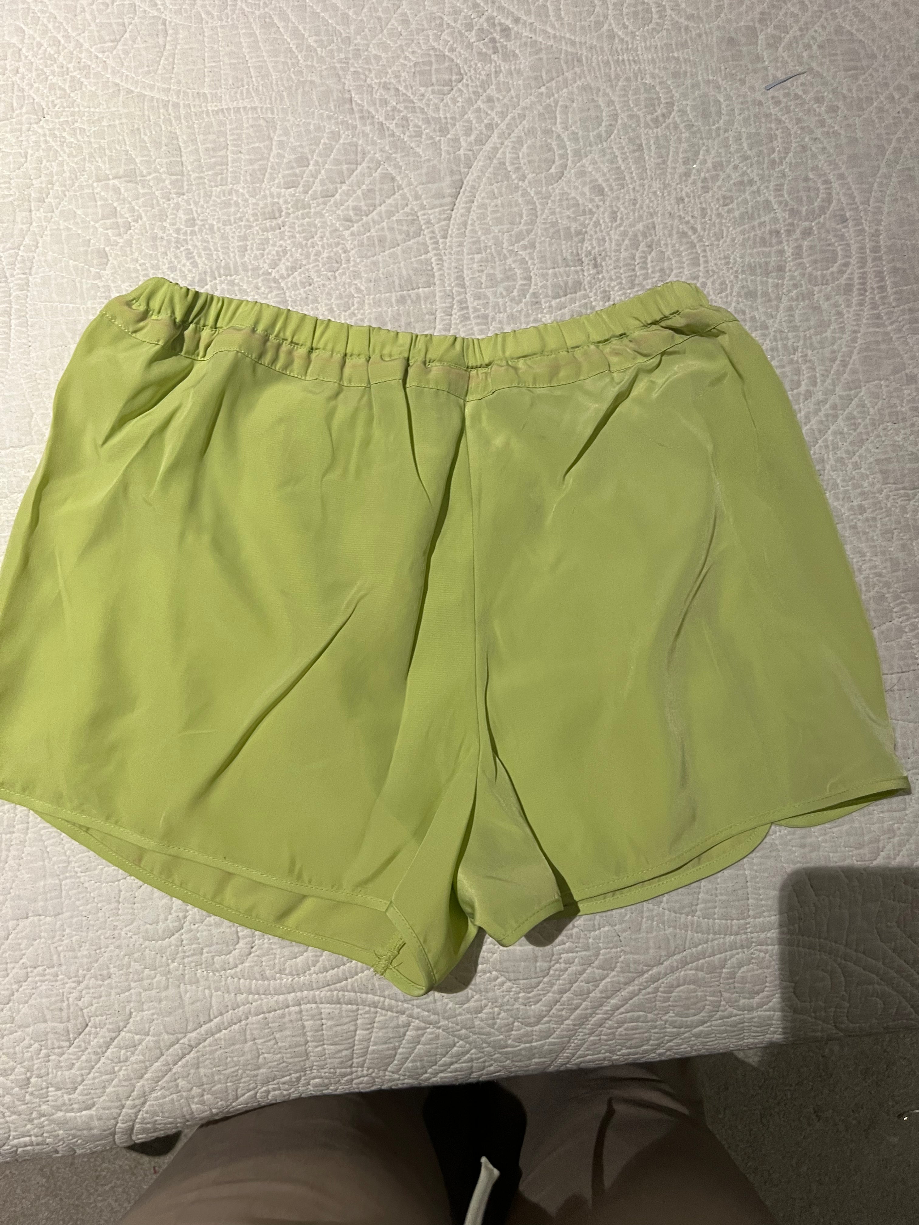 Green shorts