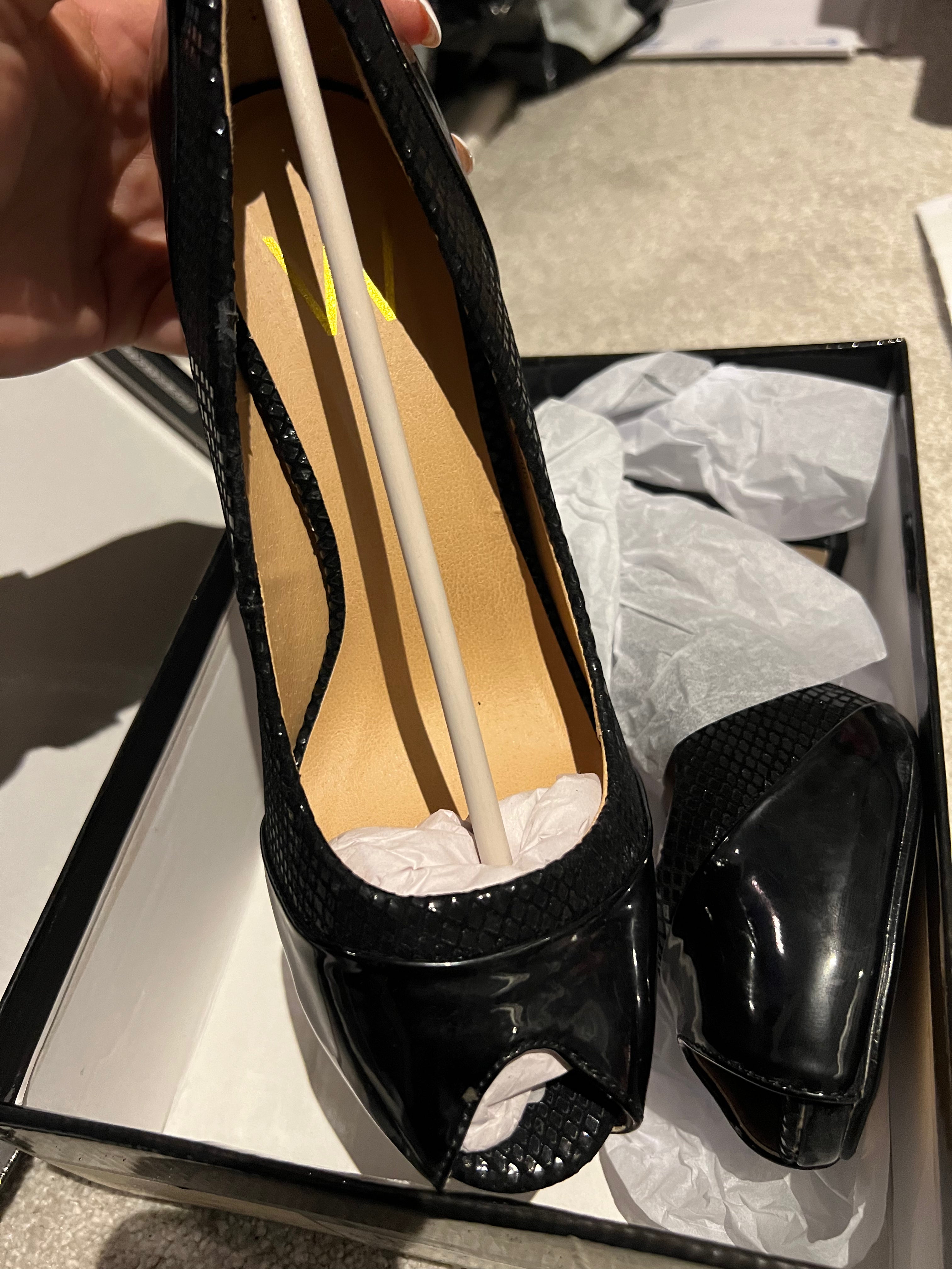 Black Wallis heels