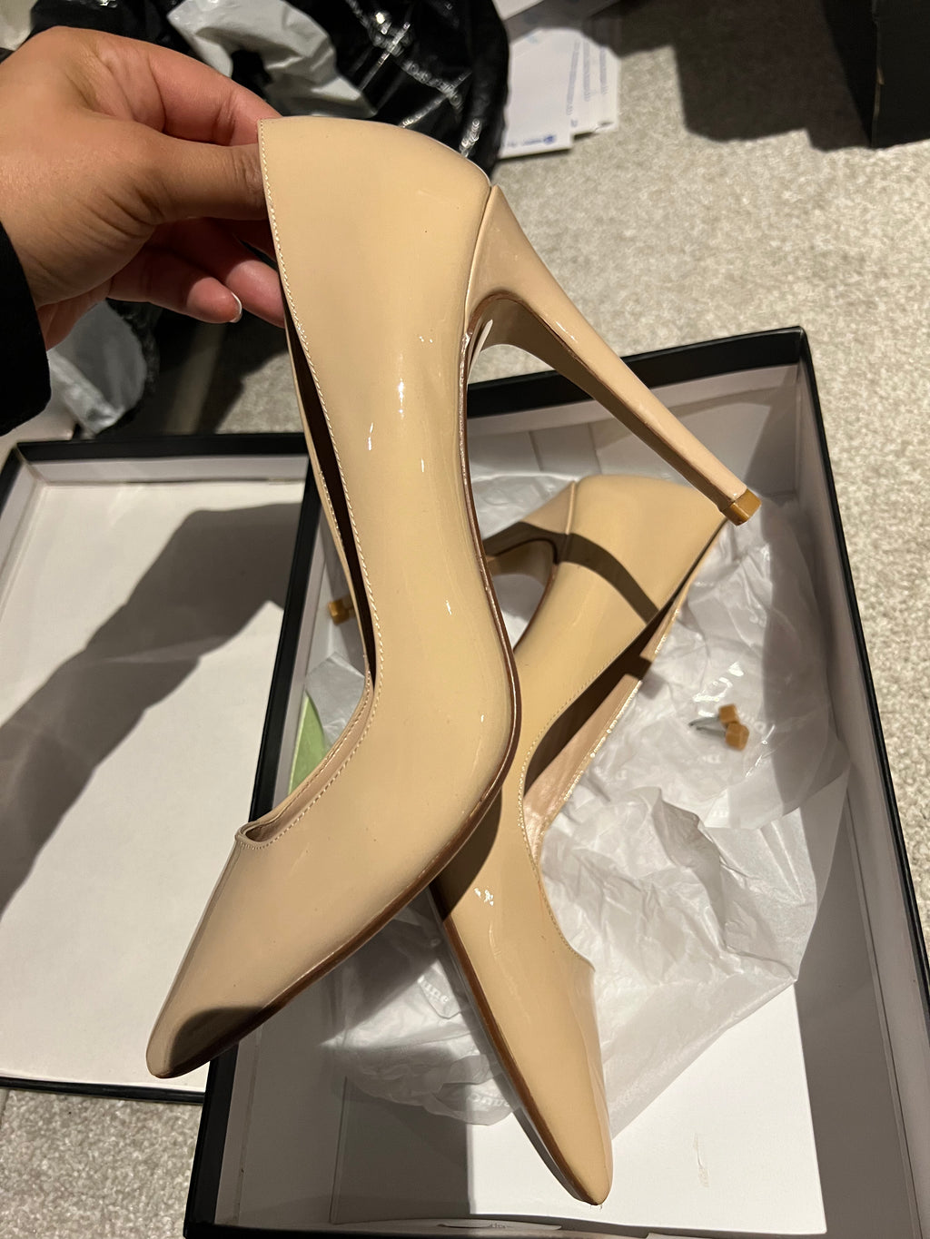 Cream Dune heels