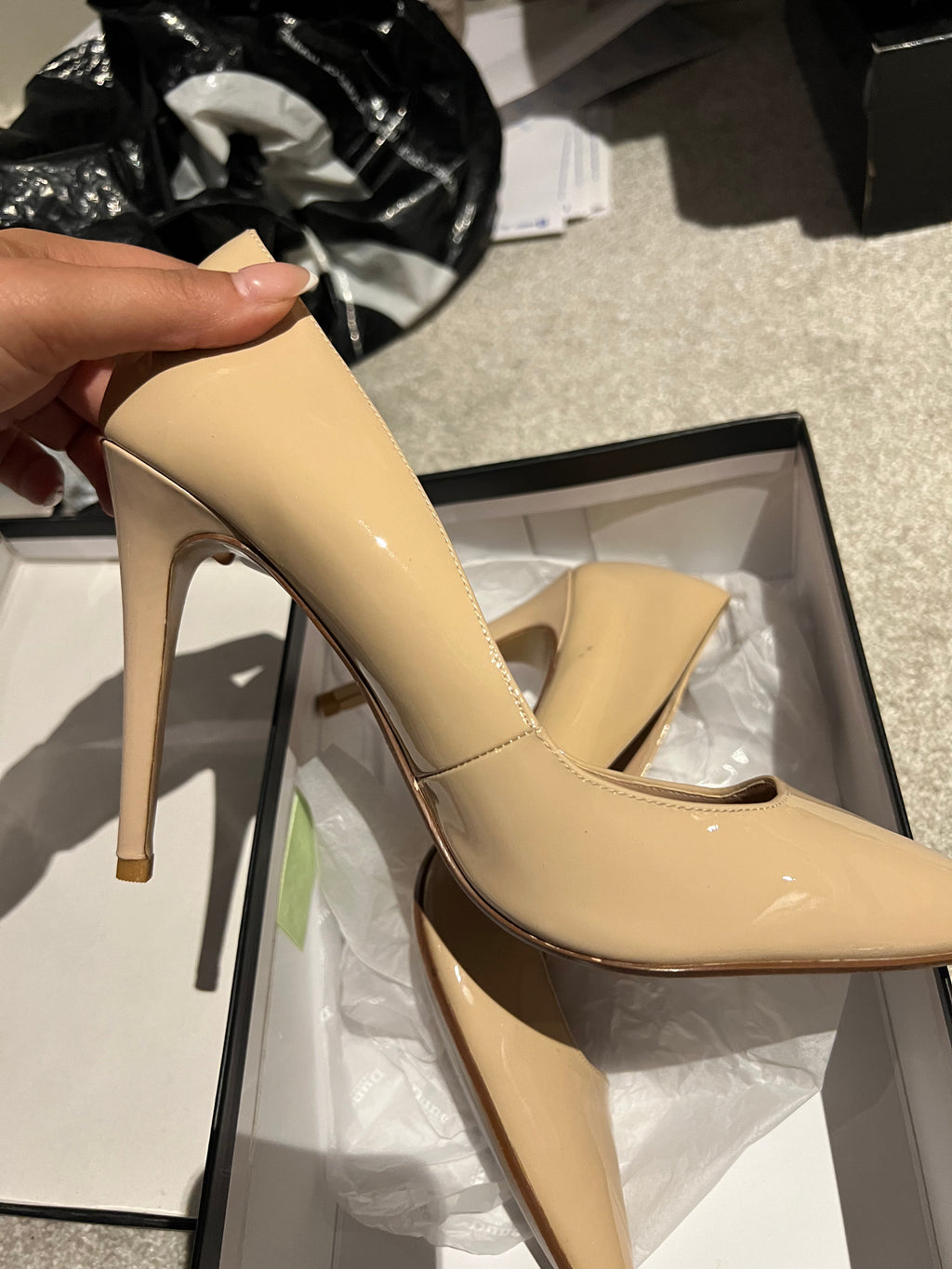 Cream Dune heels