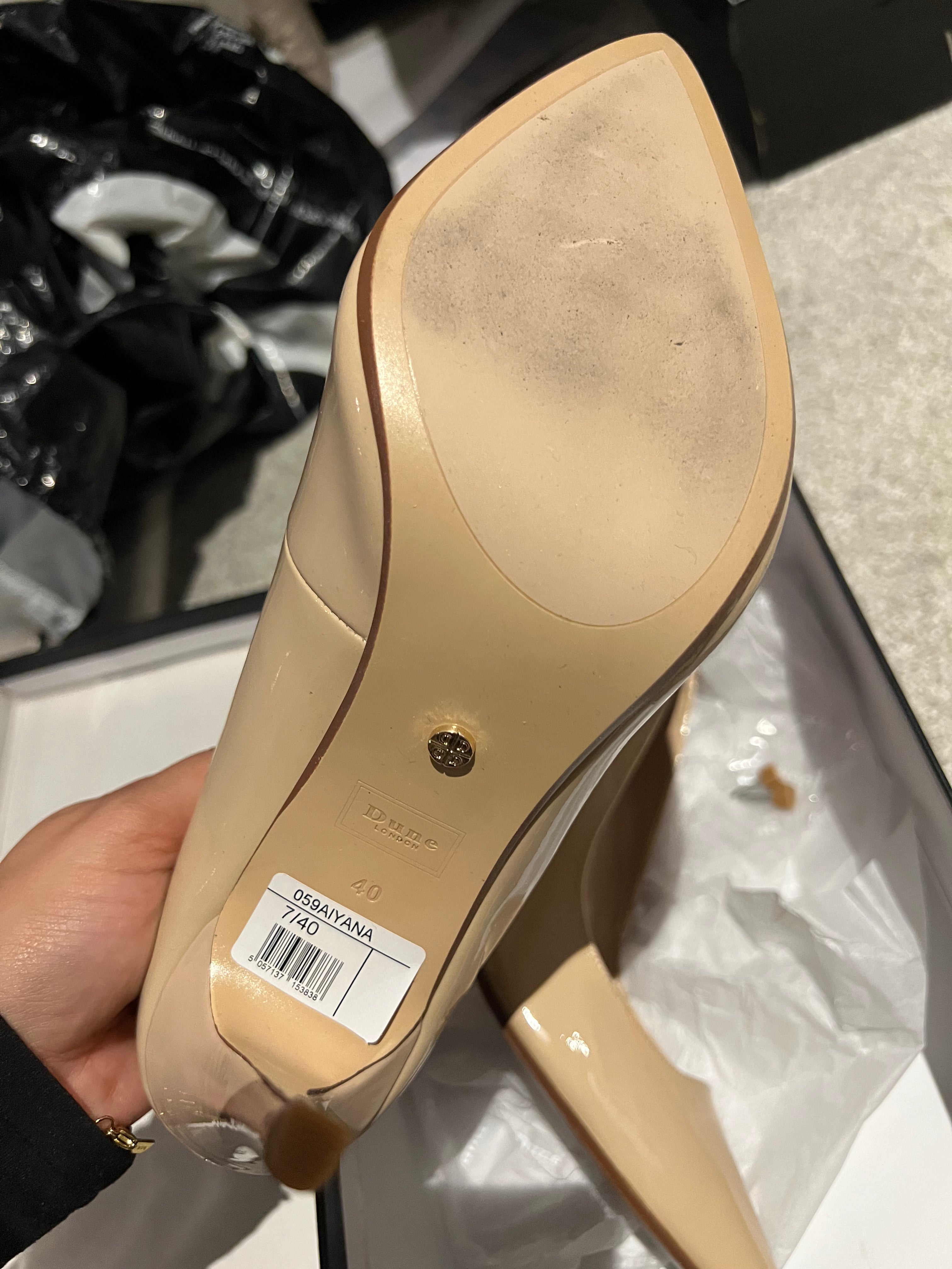 Cream Dune heels