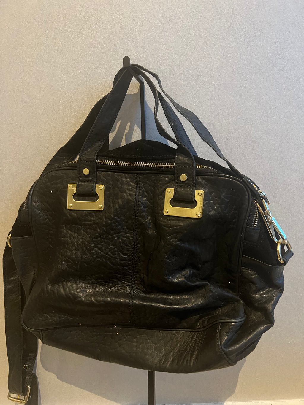 Black bag with tassel