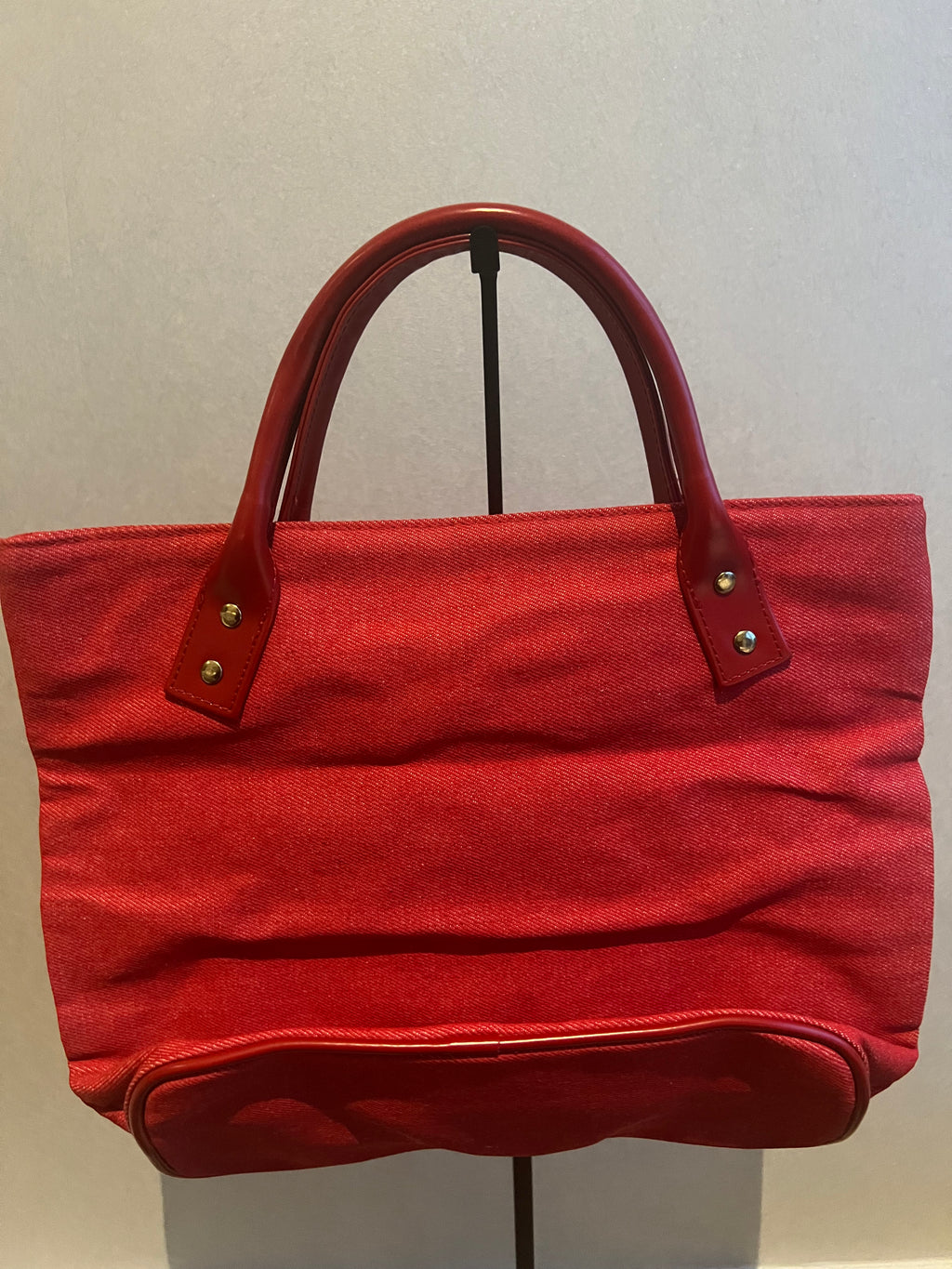 Red Clarins bag
