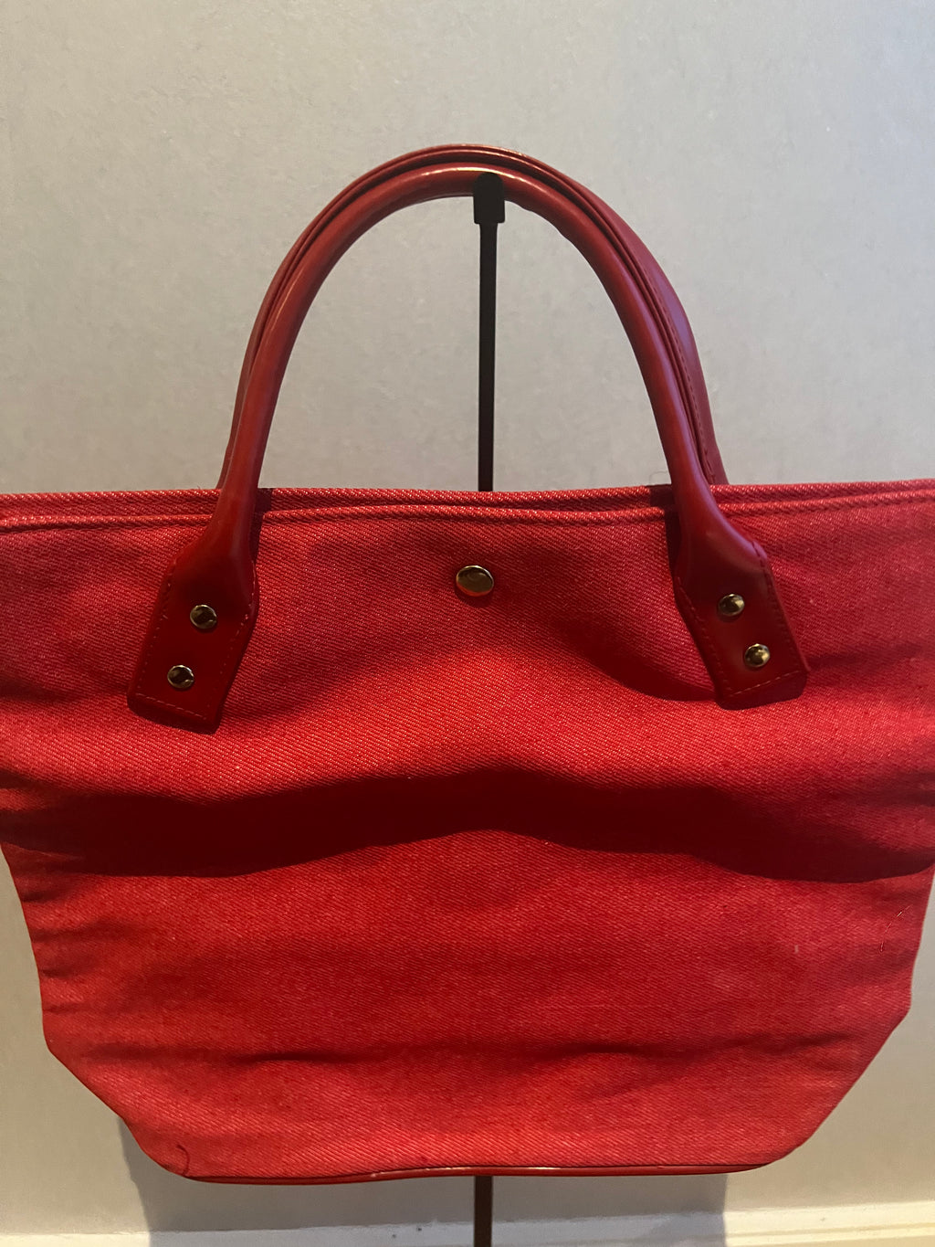 Red Clarins bag