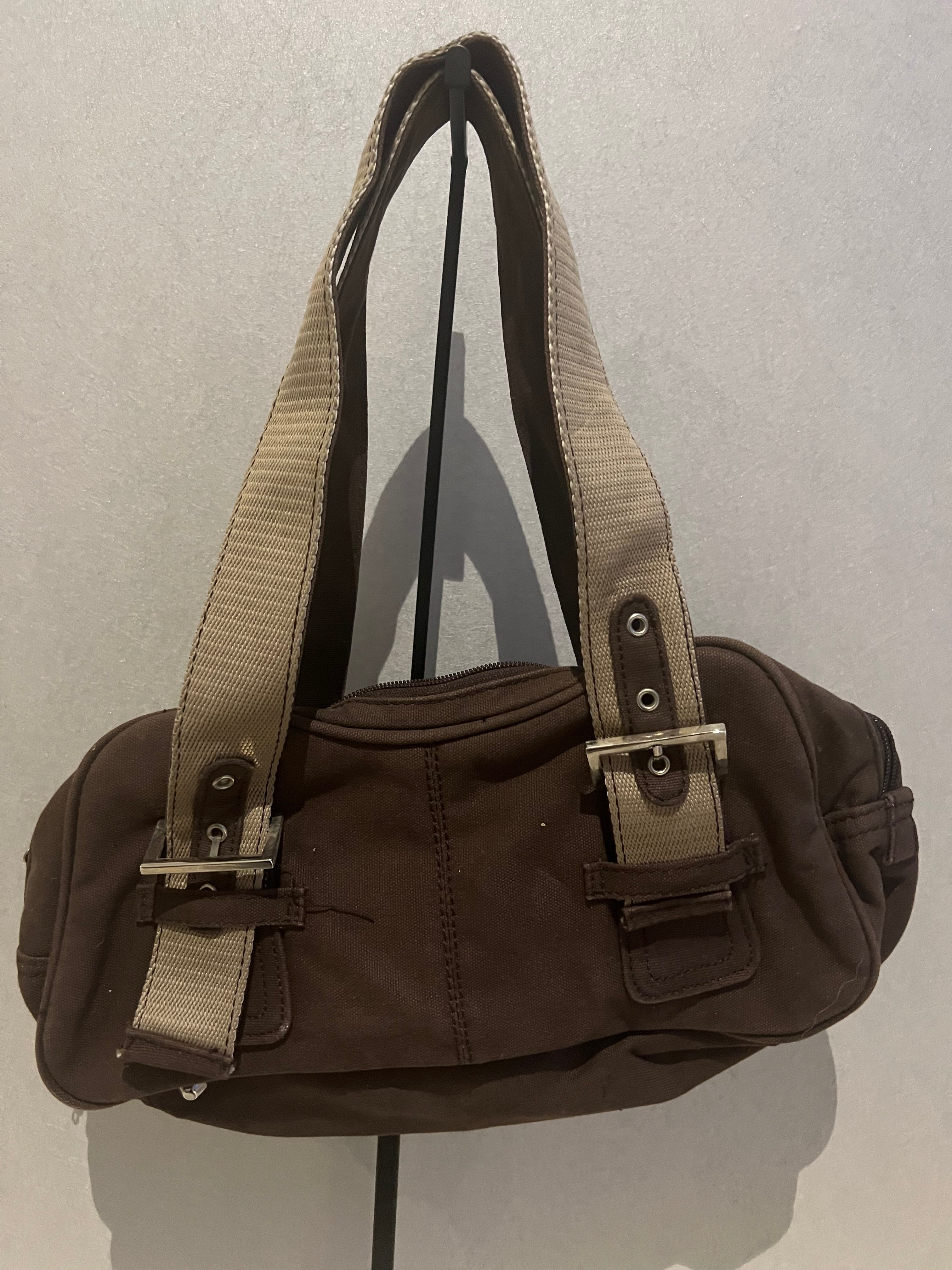 Brown hand bag