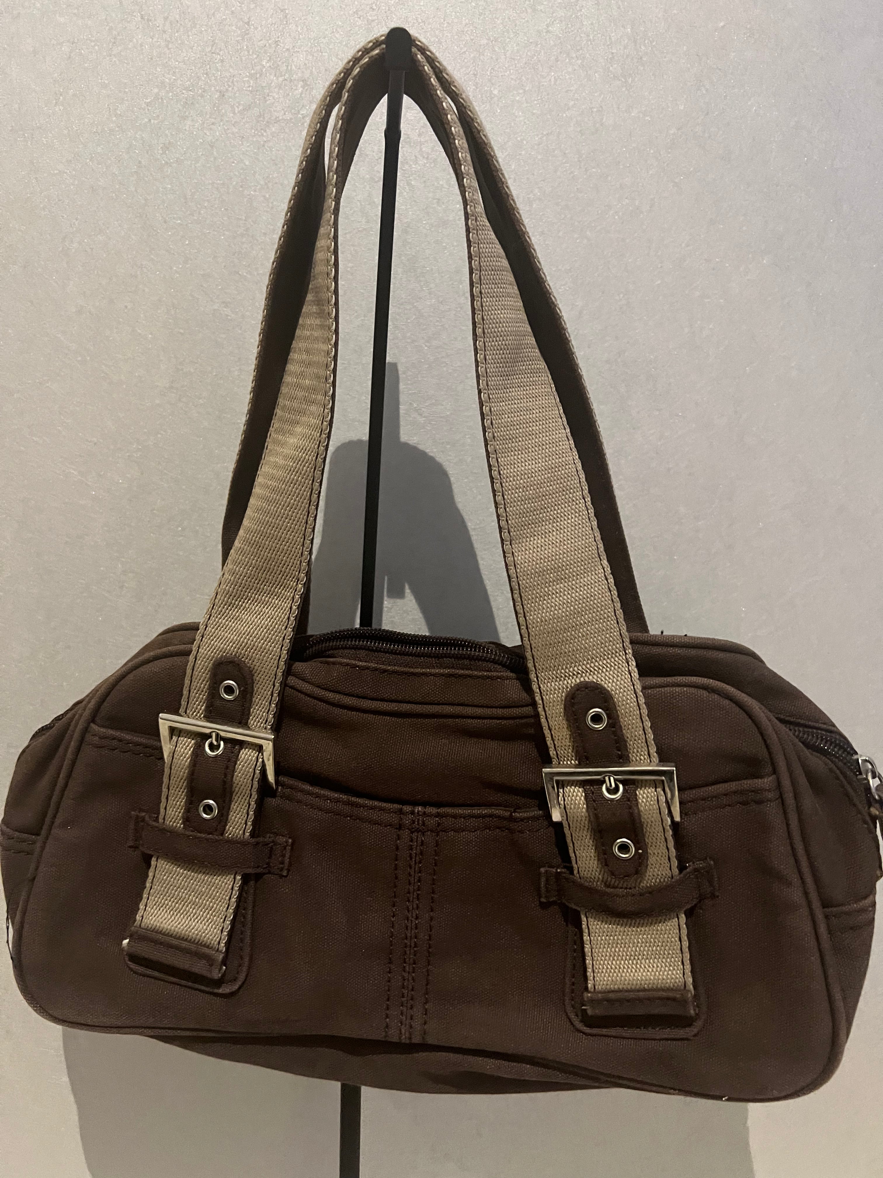 Brown hand bag