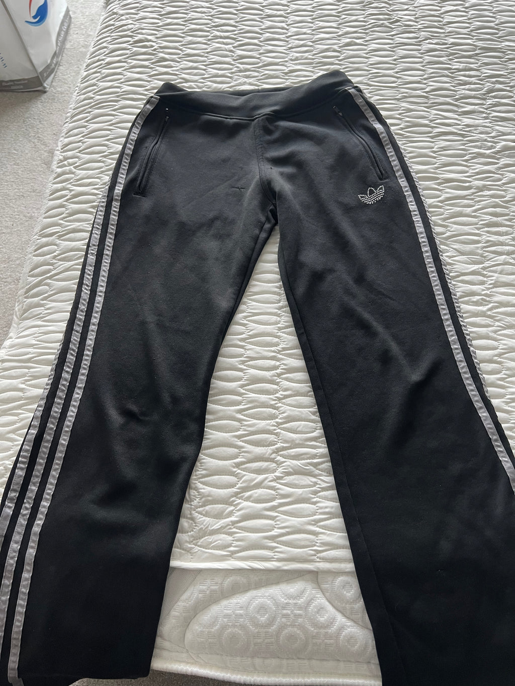 Black Adidas joggers