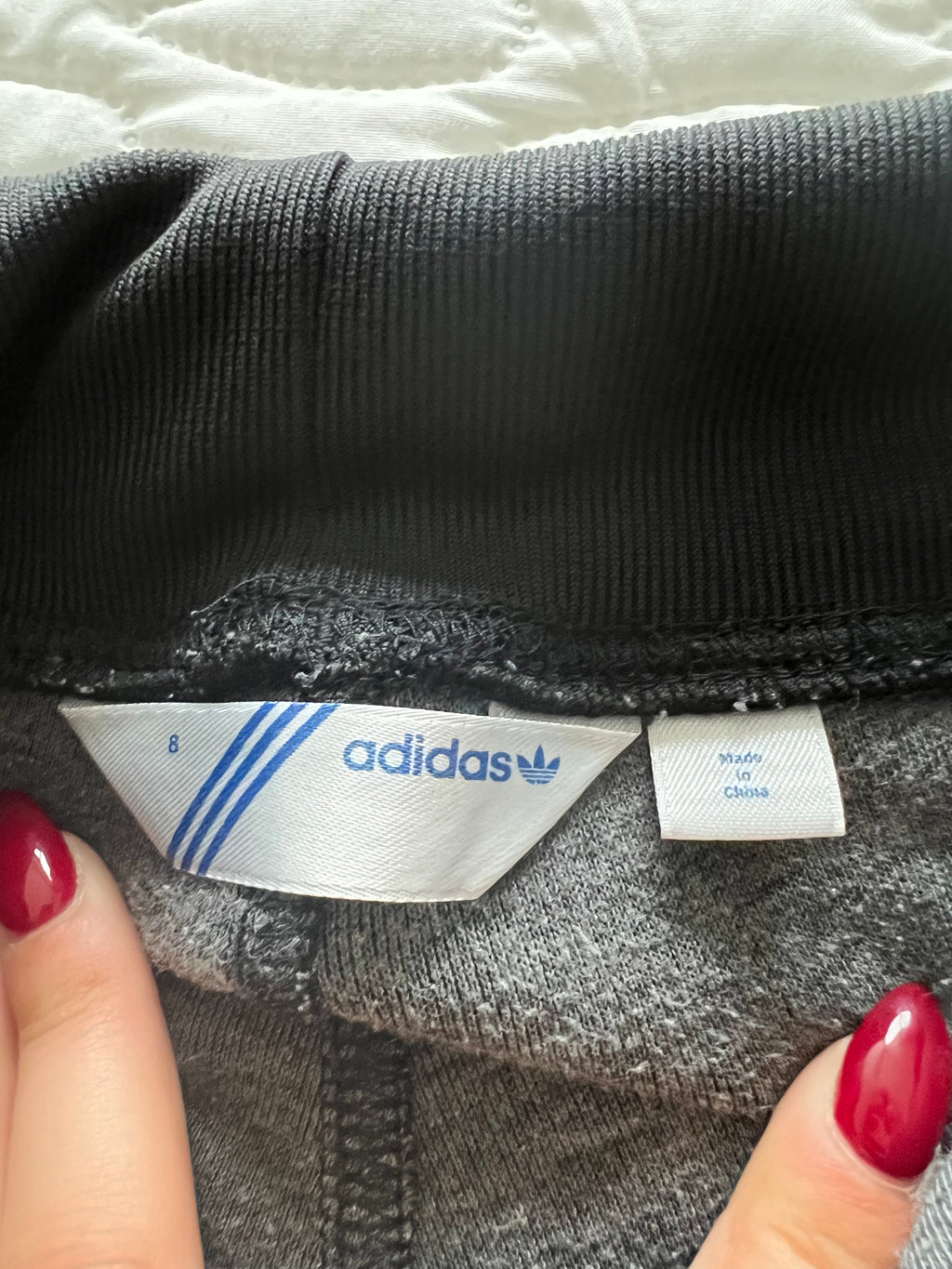 Black Adidas joggers
