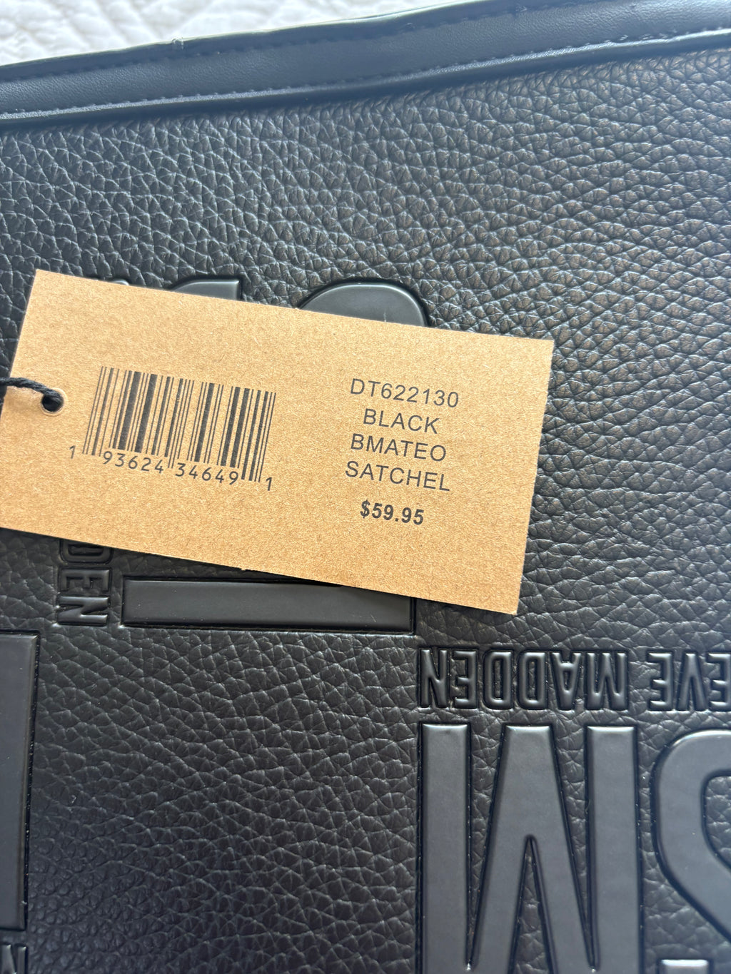 Black Steve Madden Handbag / Multiple handles