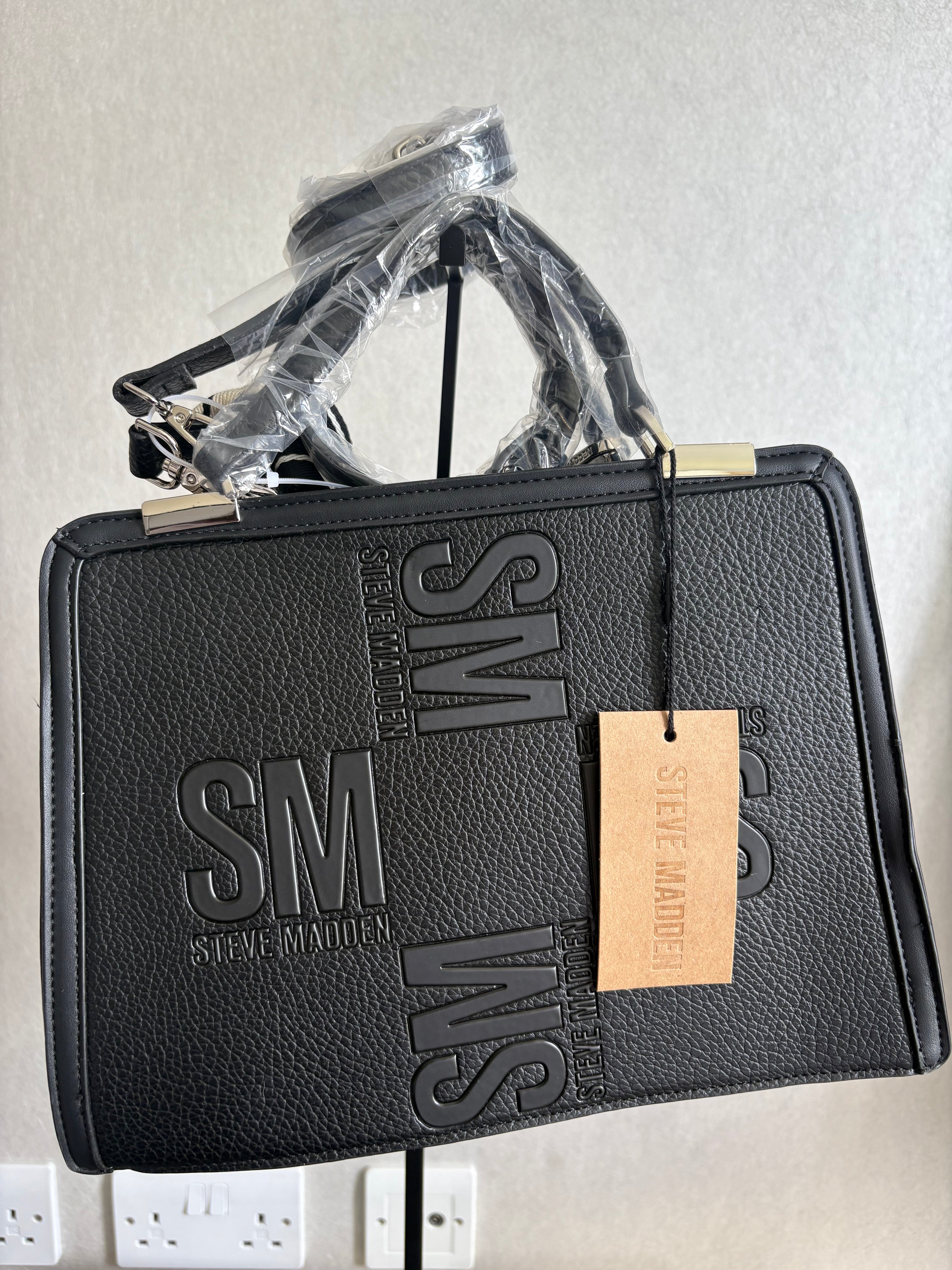 Black Steve Madden Handbag / Multiple handles