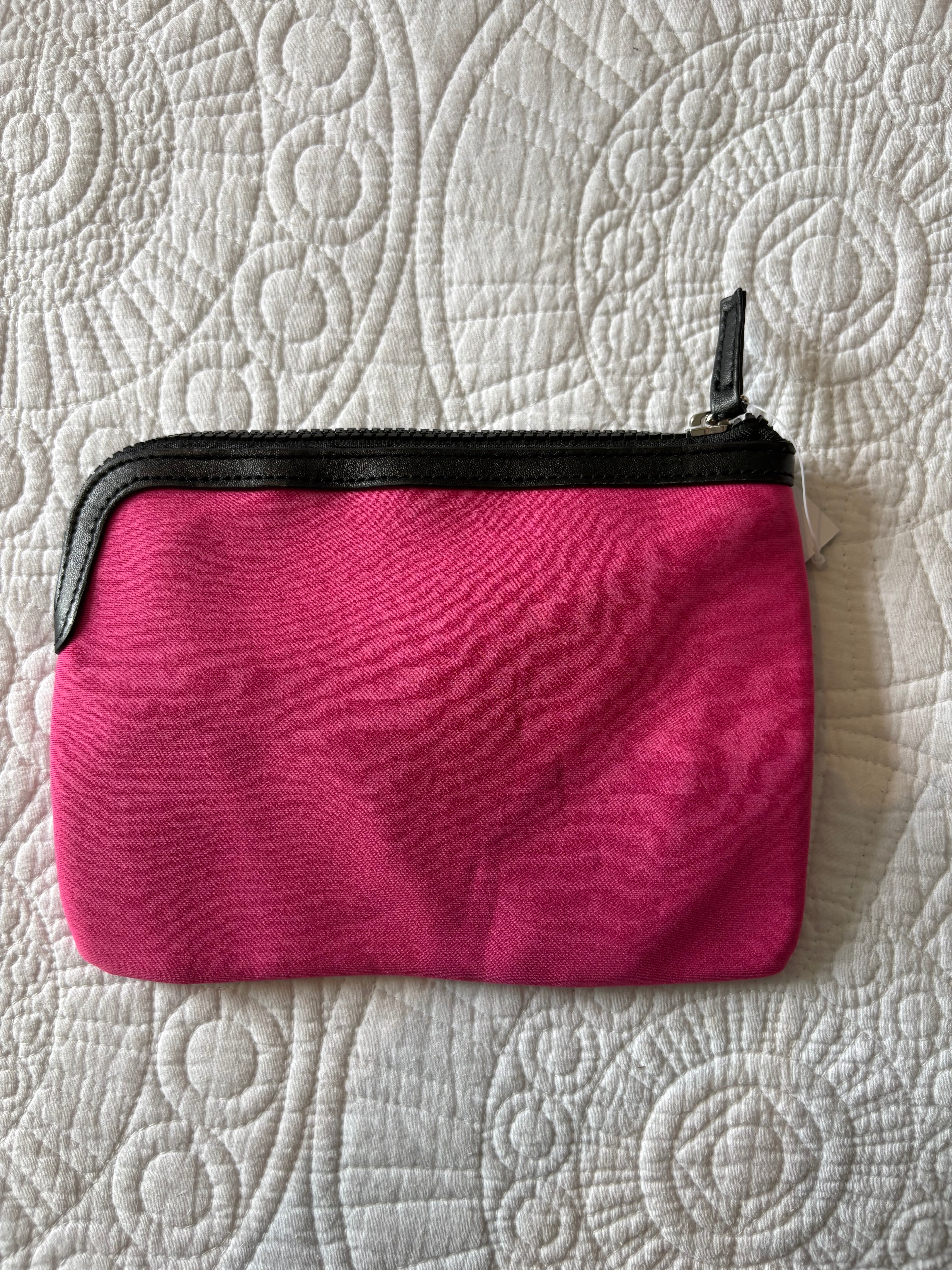 Neon Pink clutch bag