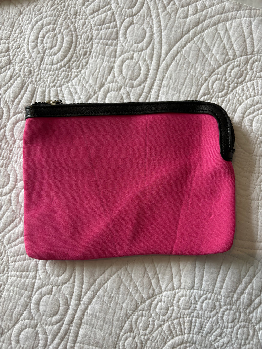 Neon Pink clutch bag