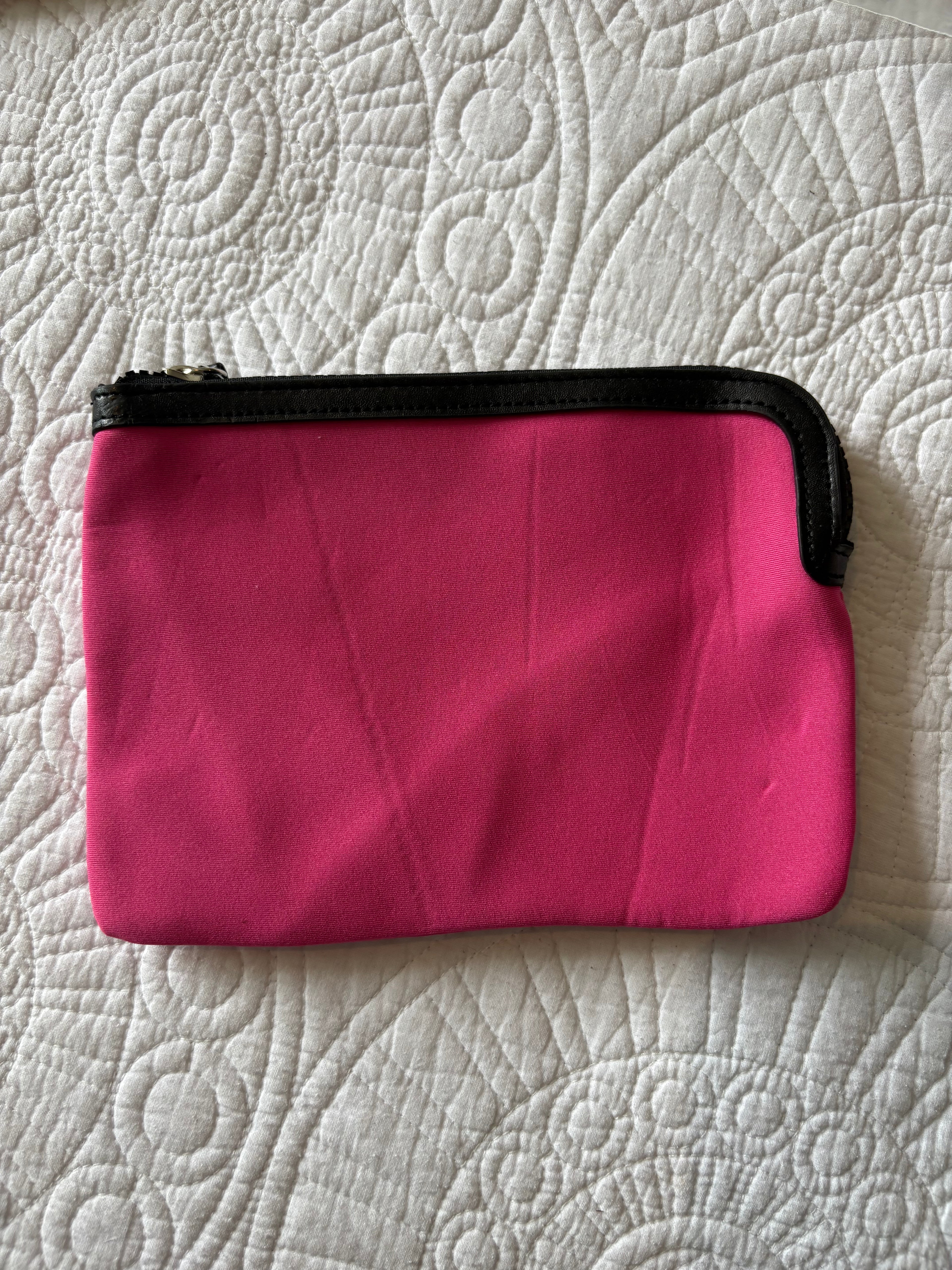 Neon Pink clutch bag