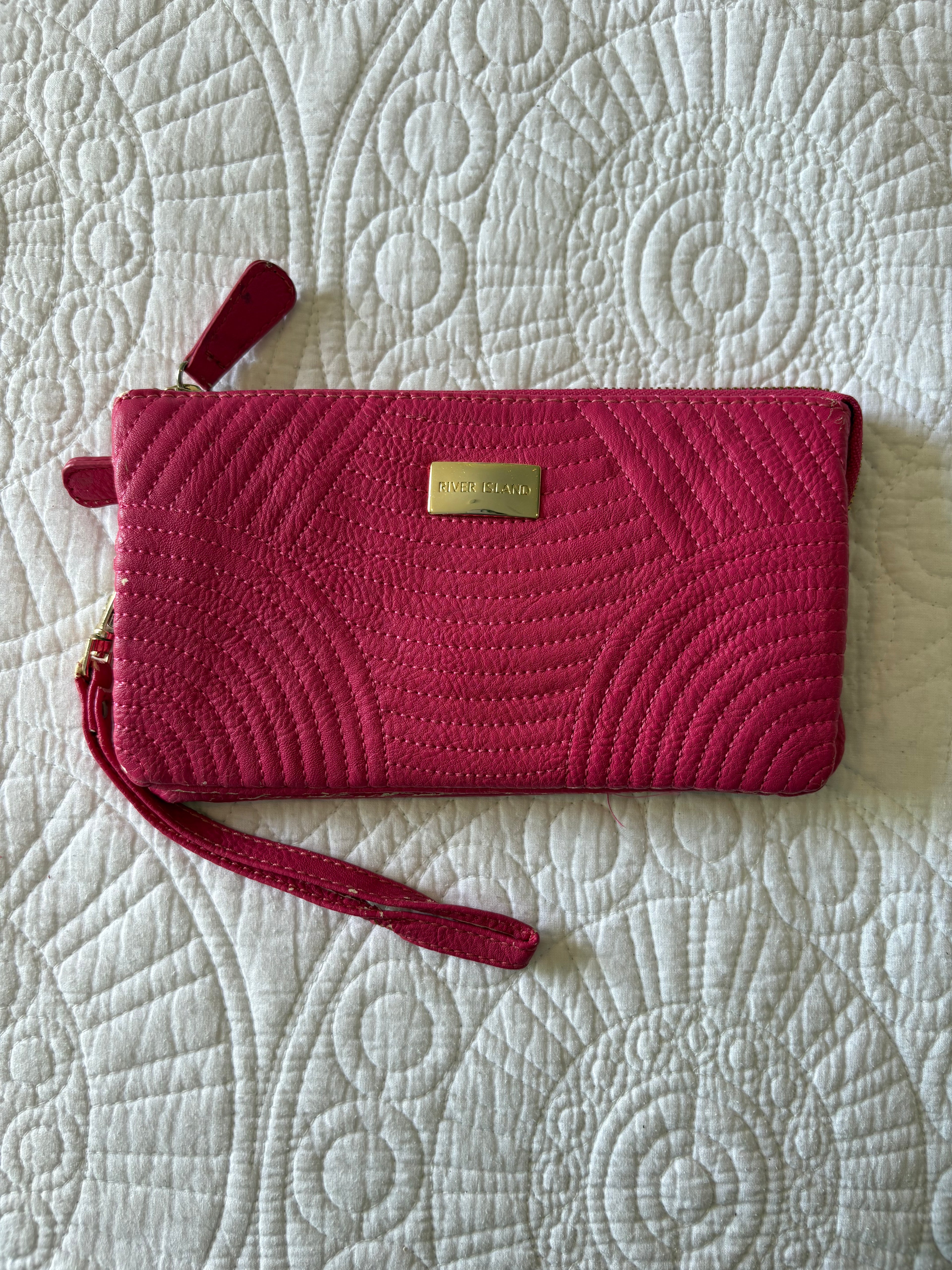 Pink clutch