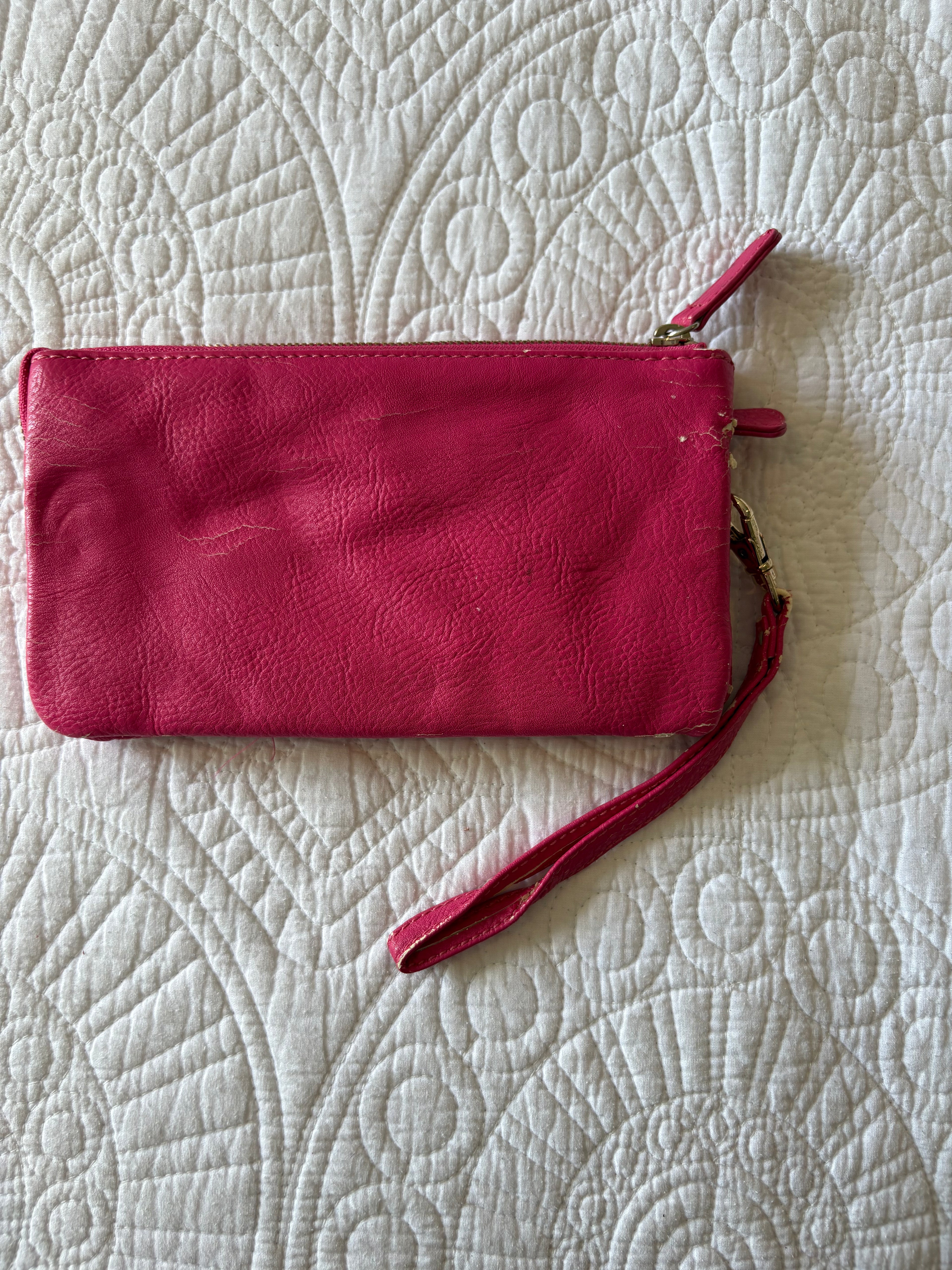 Pink clutch