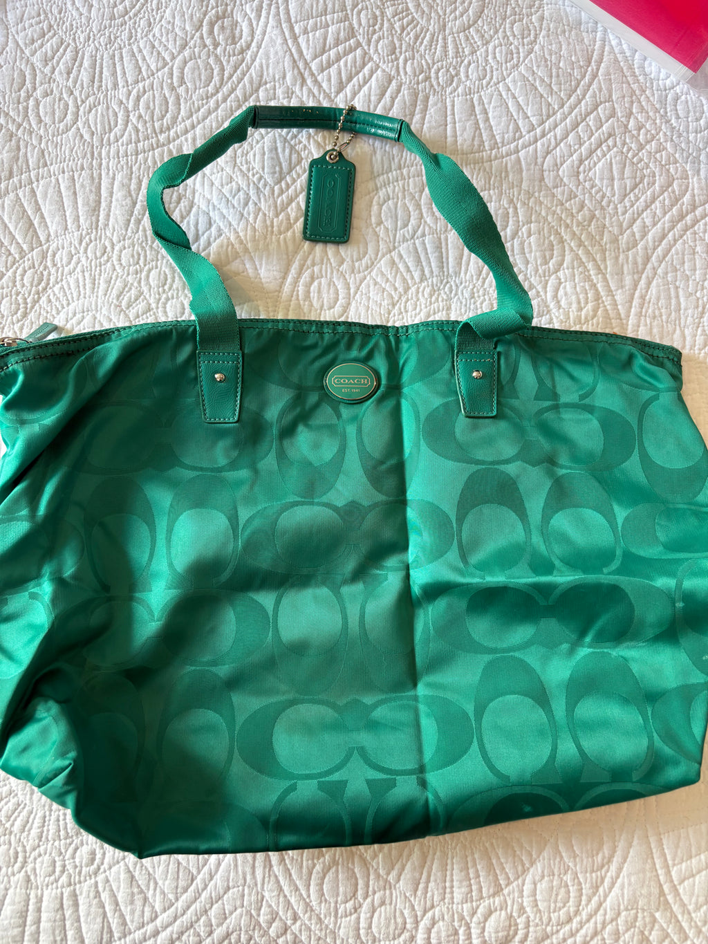 Green Coach Bag