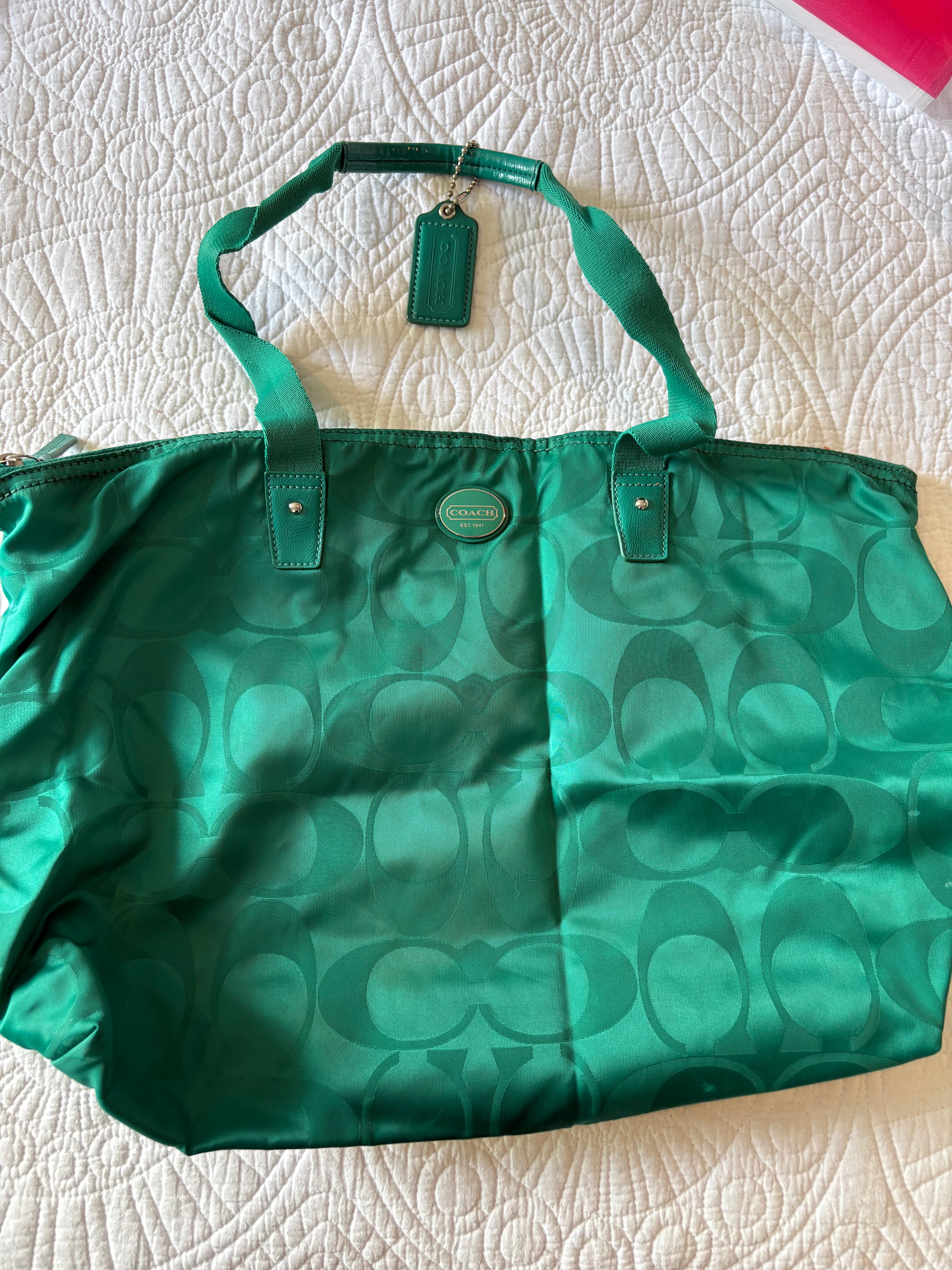 Green Coach Bag