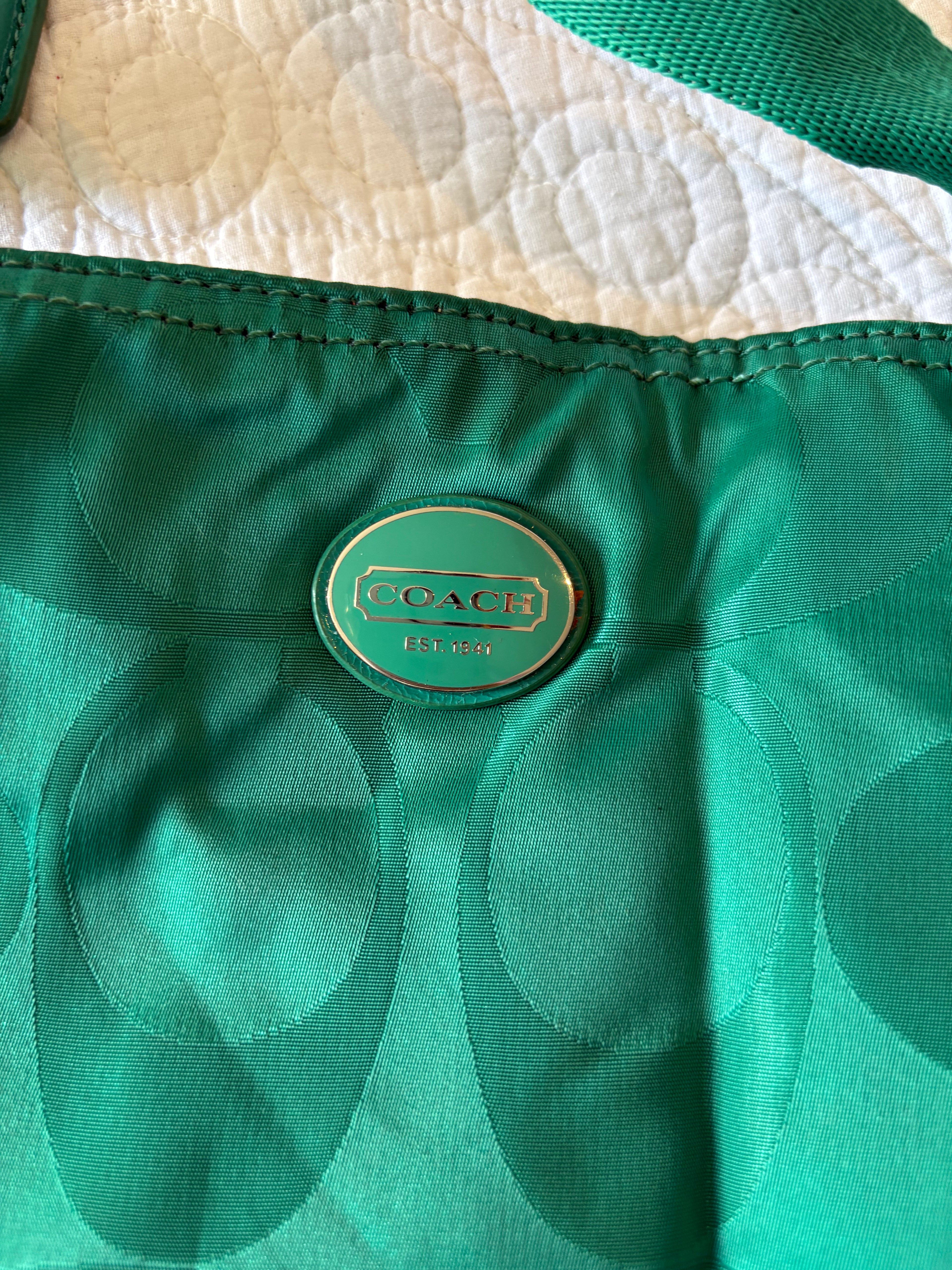 Green Coach Bag