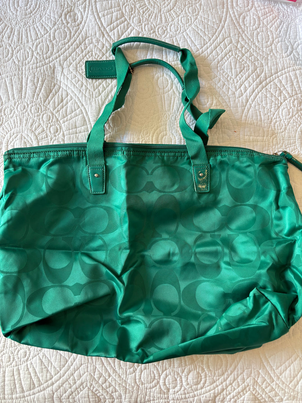 Green Coach Bag