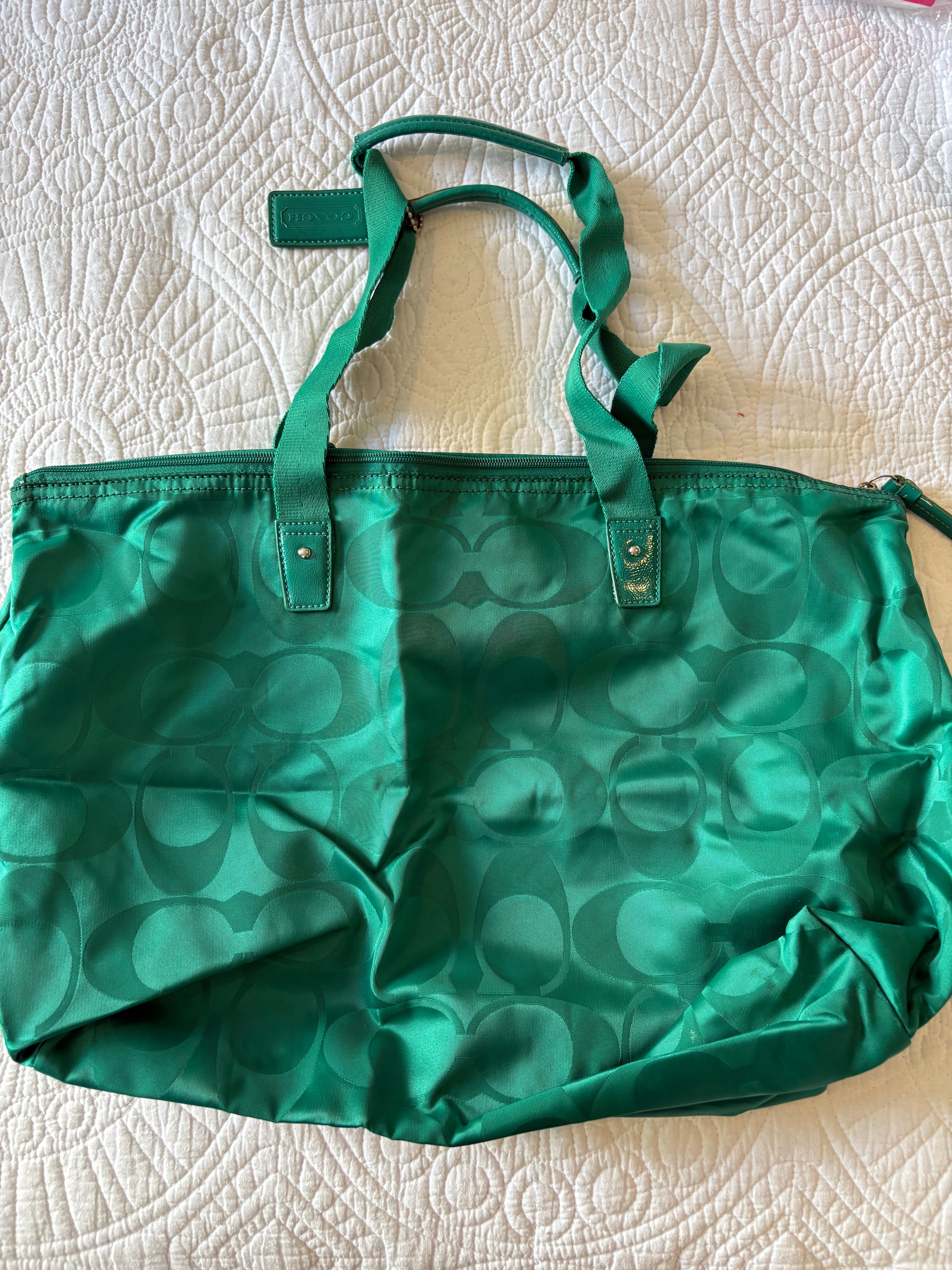 Green Coach Bag
