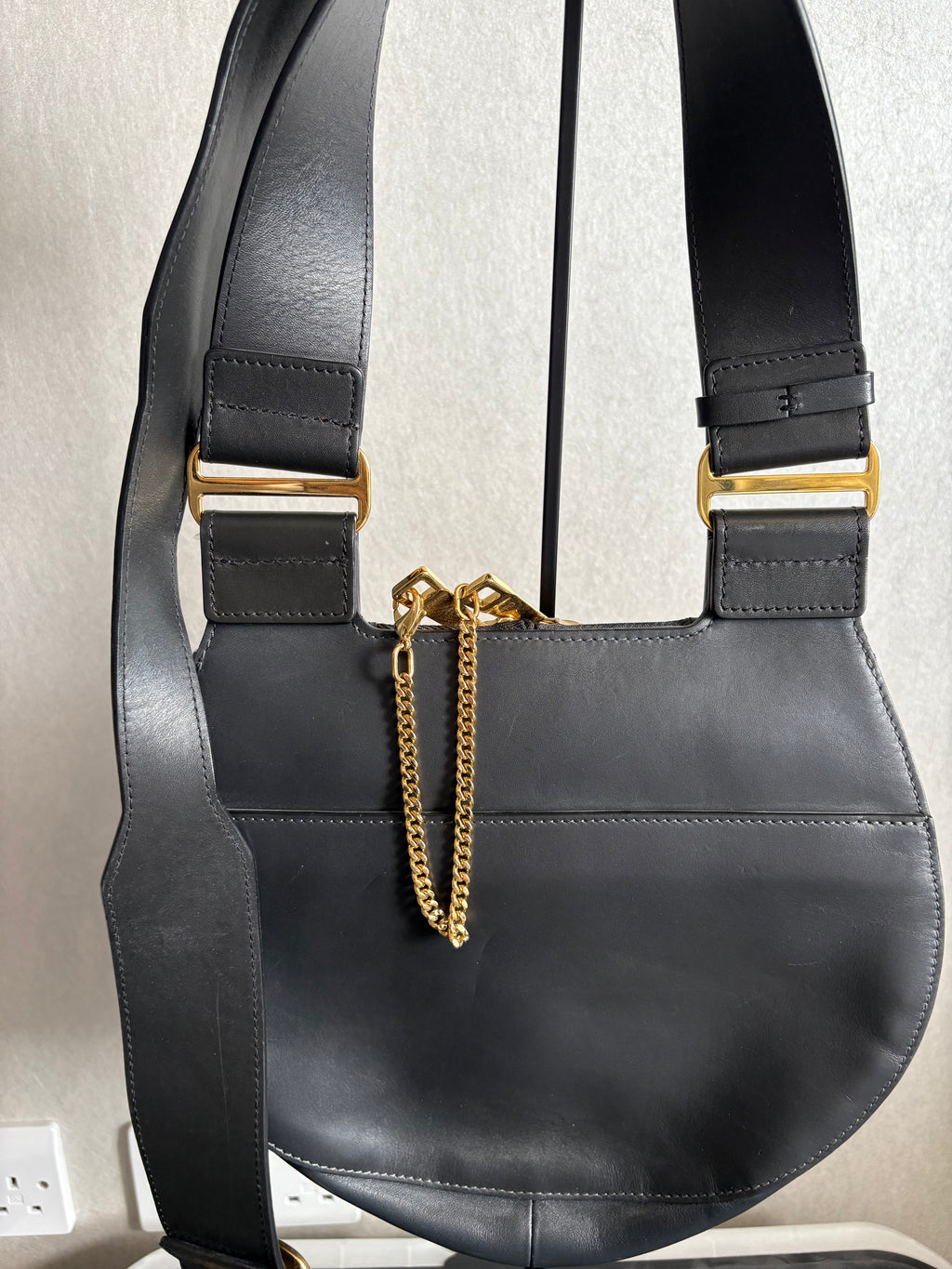 Black/orange Chloe handbag
