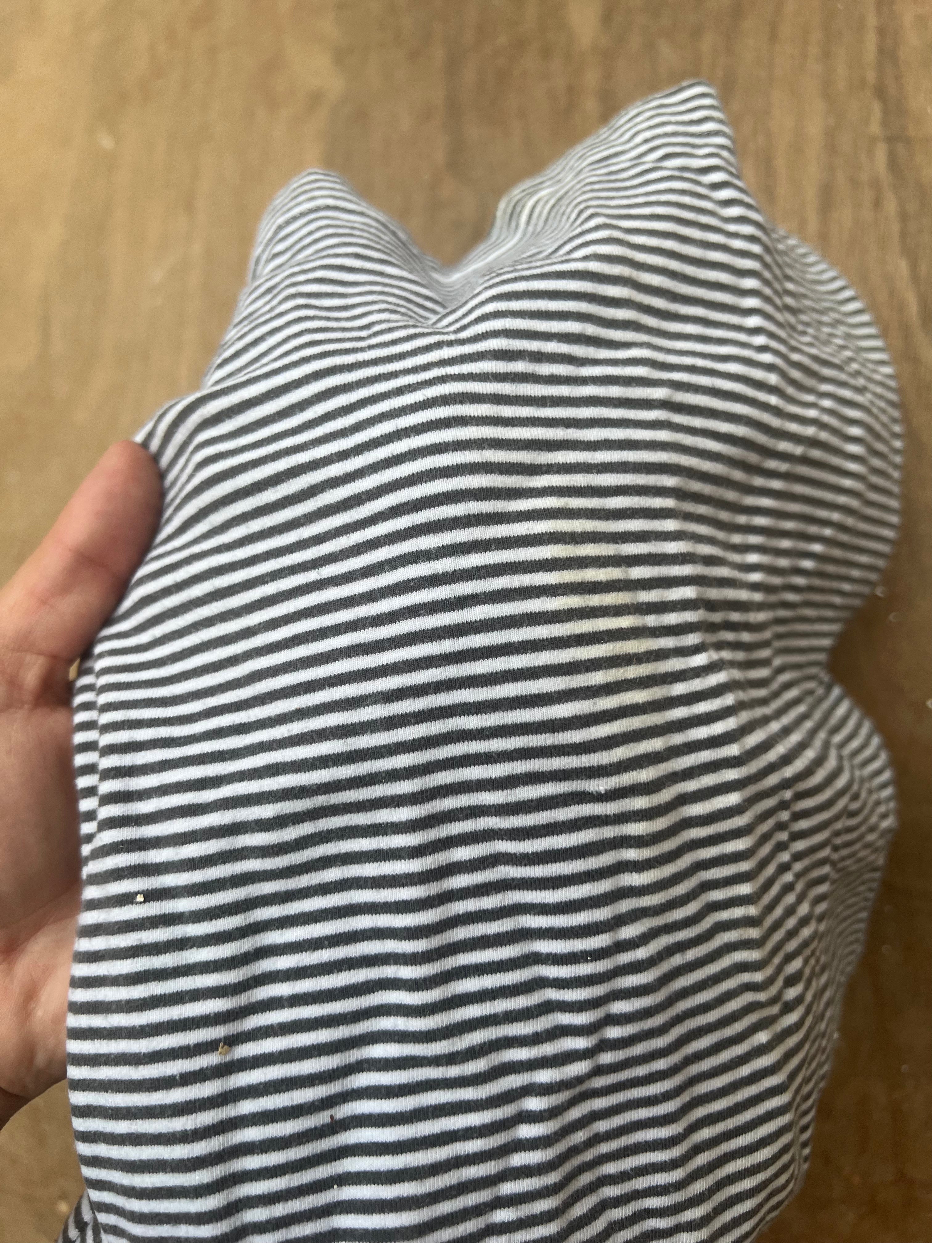 Black & white stripped turtle neck long sleeve top