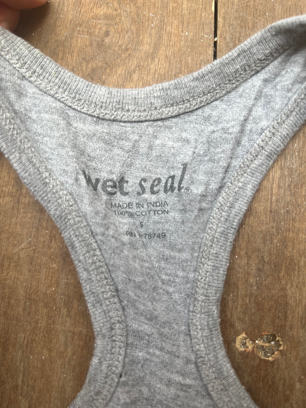 Grey vest