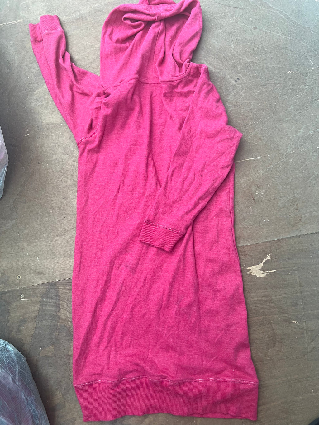Long v neck hoodie