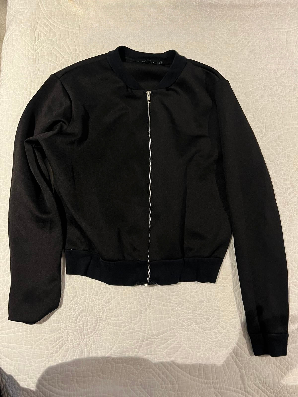 Black zip up jacket