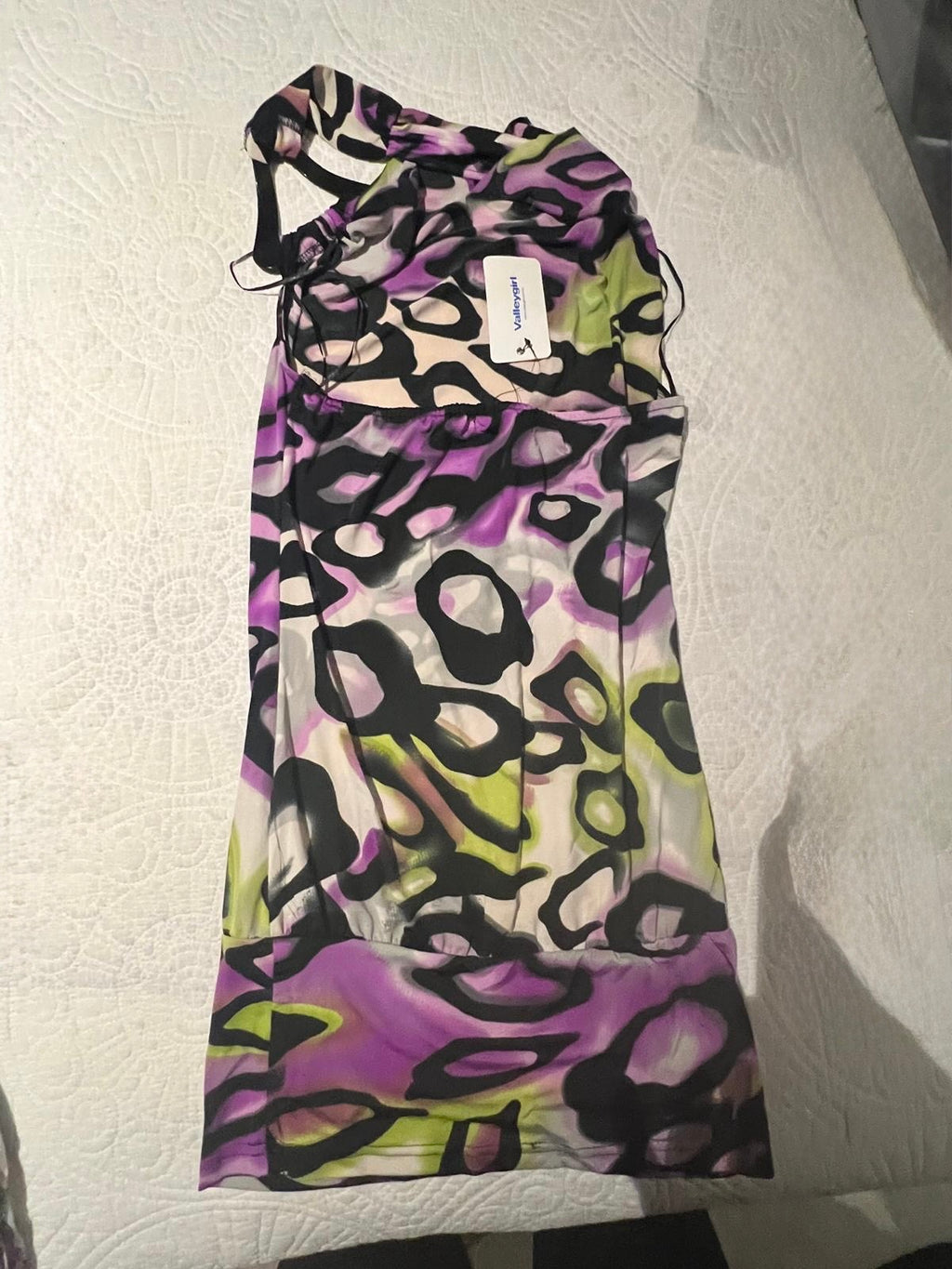 Graphic purple top