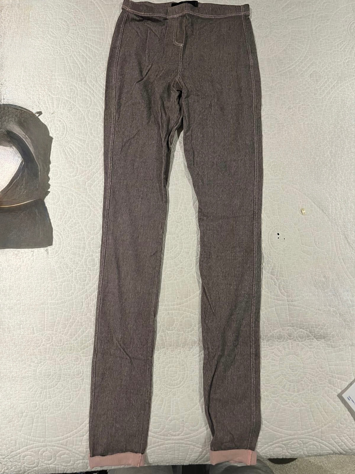 Grey/pink jeggings