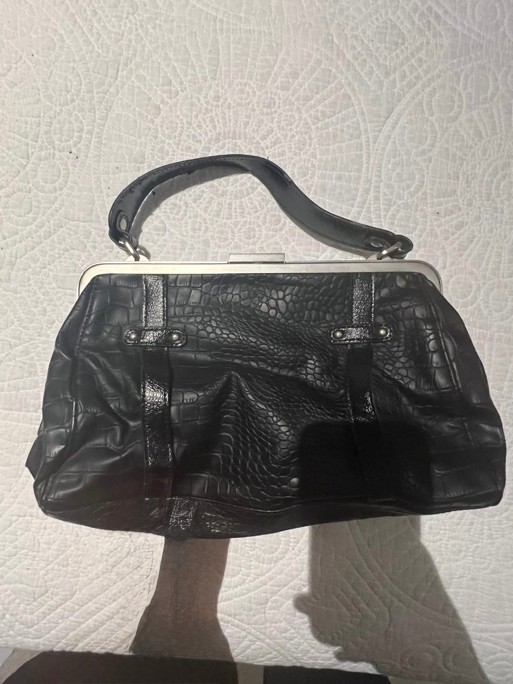 Black hand bag