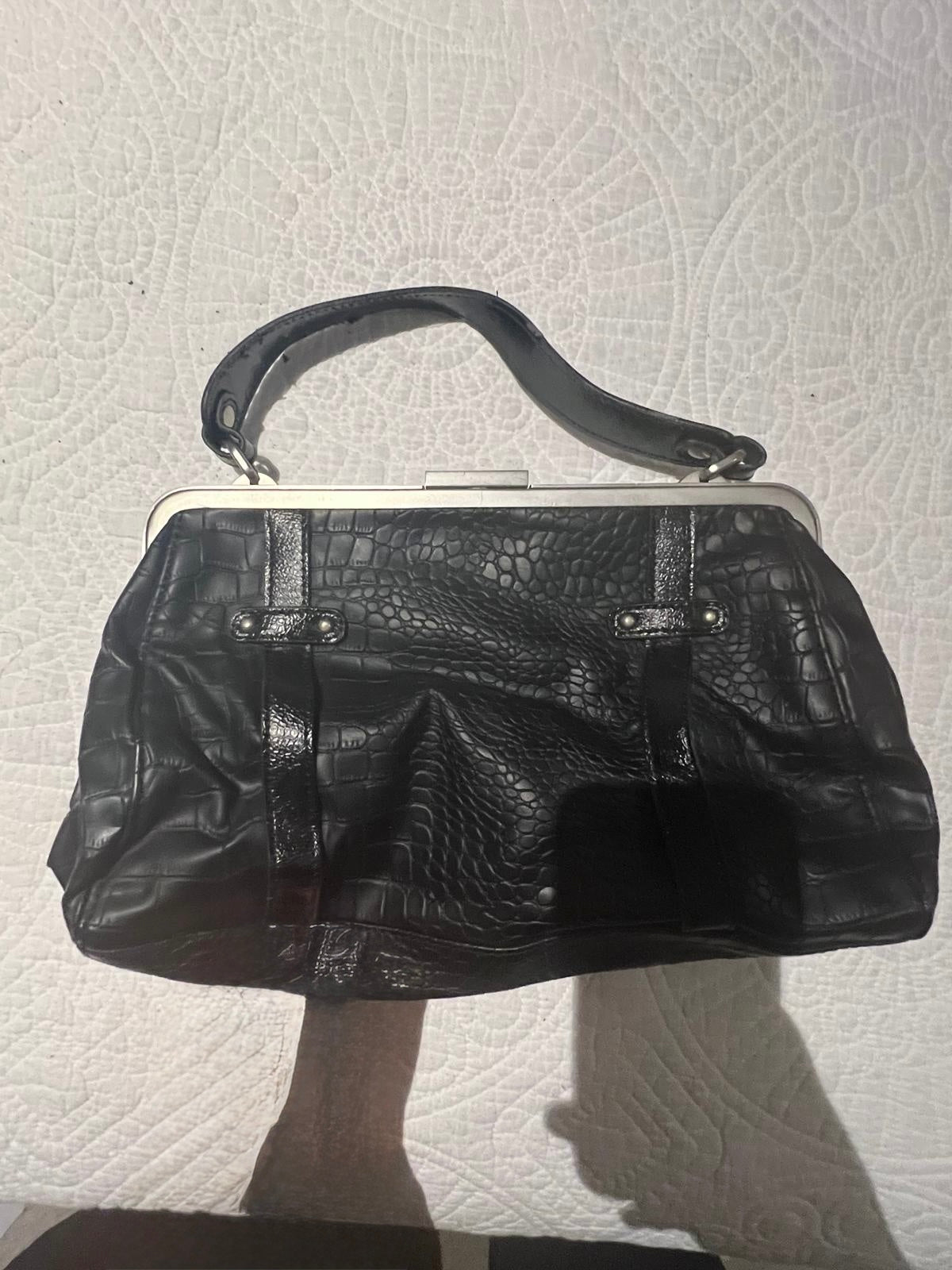 Black hand bag